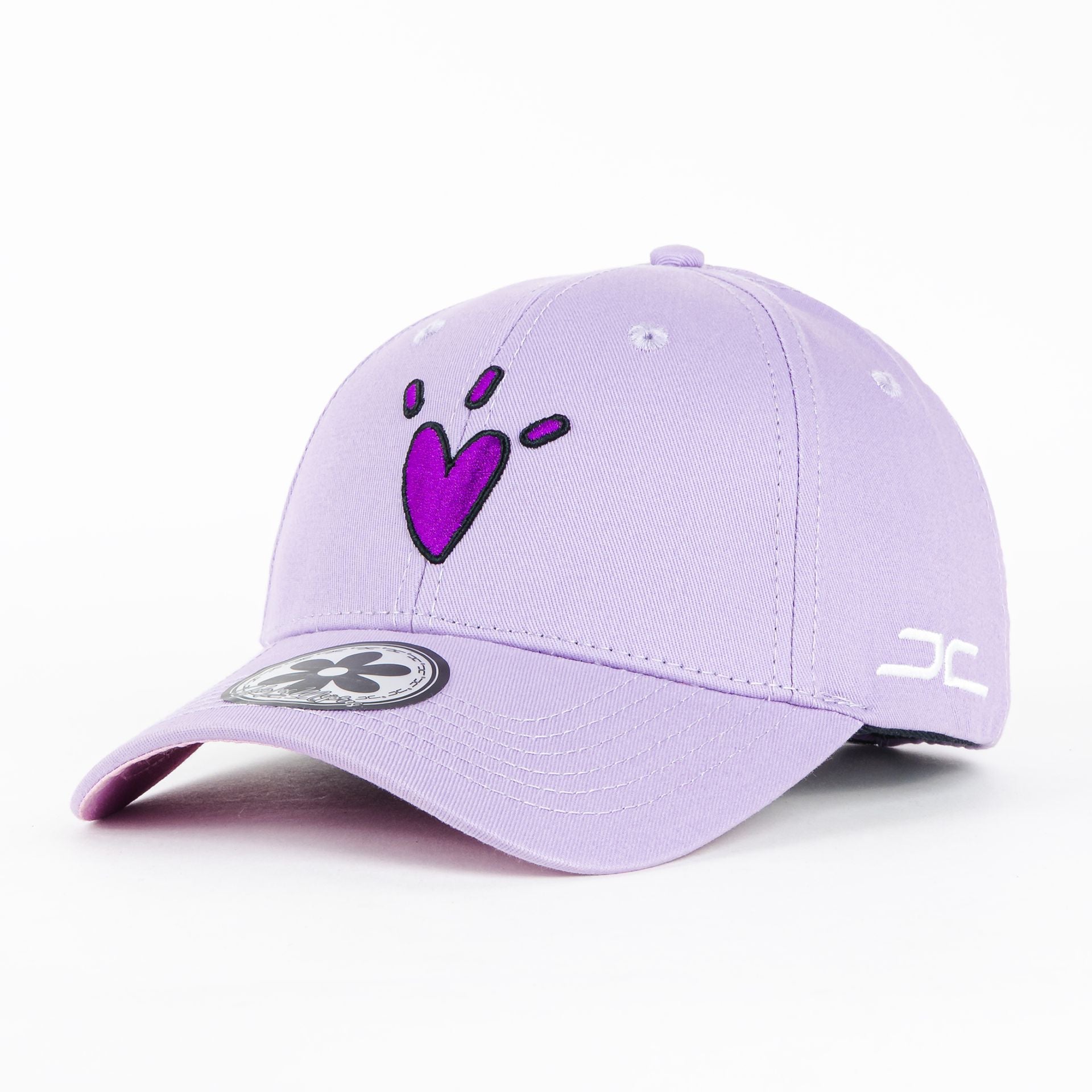 Gorra JC Hats CORAZON CURVE LAVANDER | Snapback Visera Semicurva