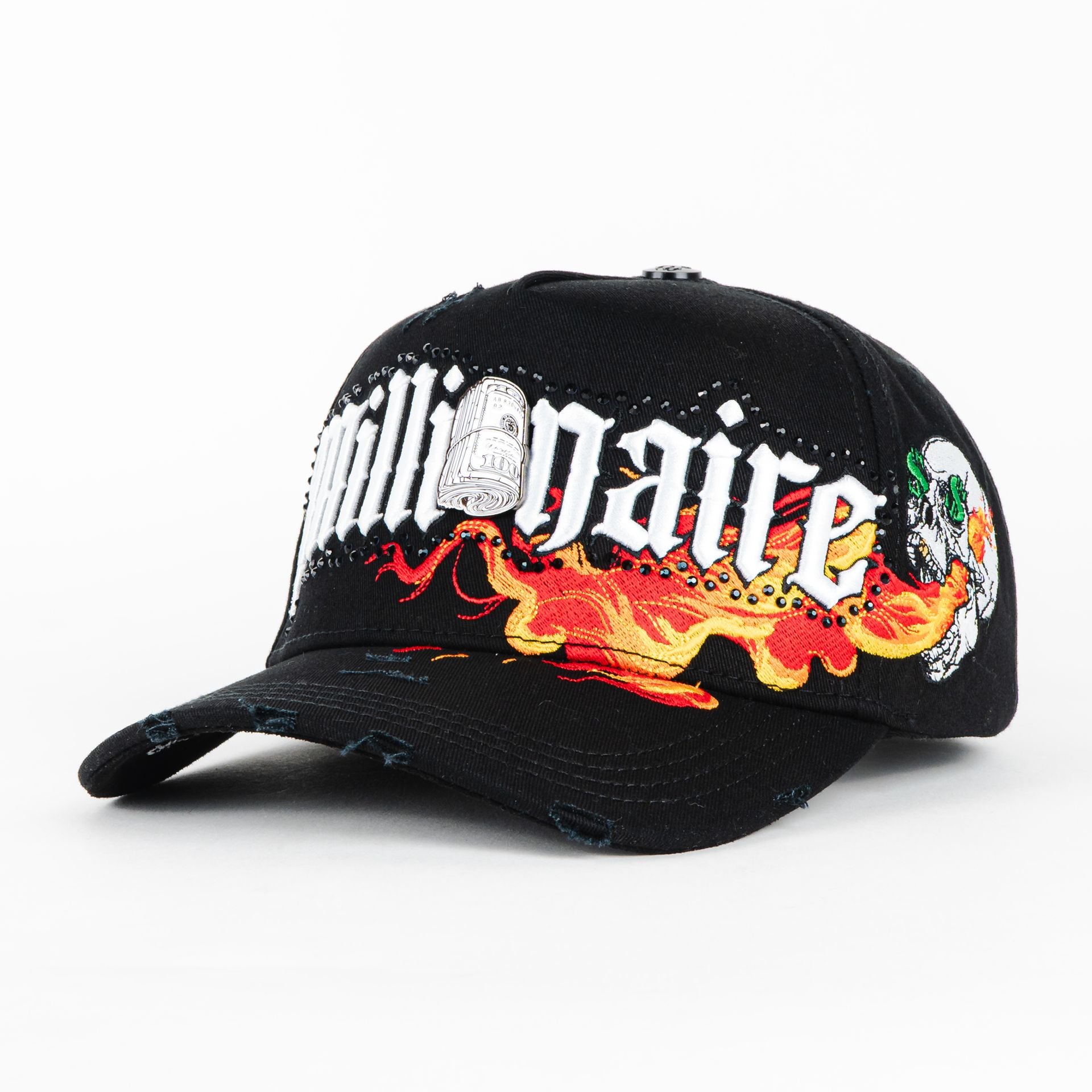 Gorra Alma de Toro MILLONARIO BLACK | Snapback Visera Semicurva