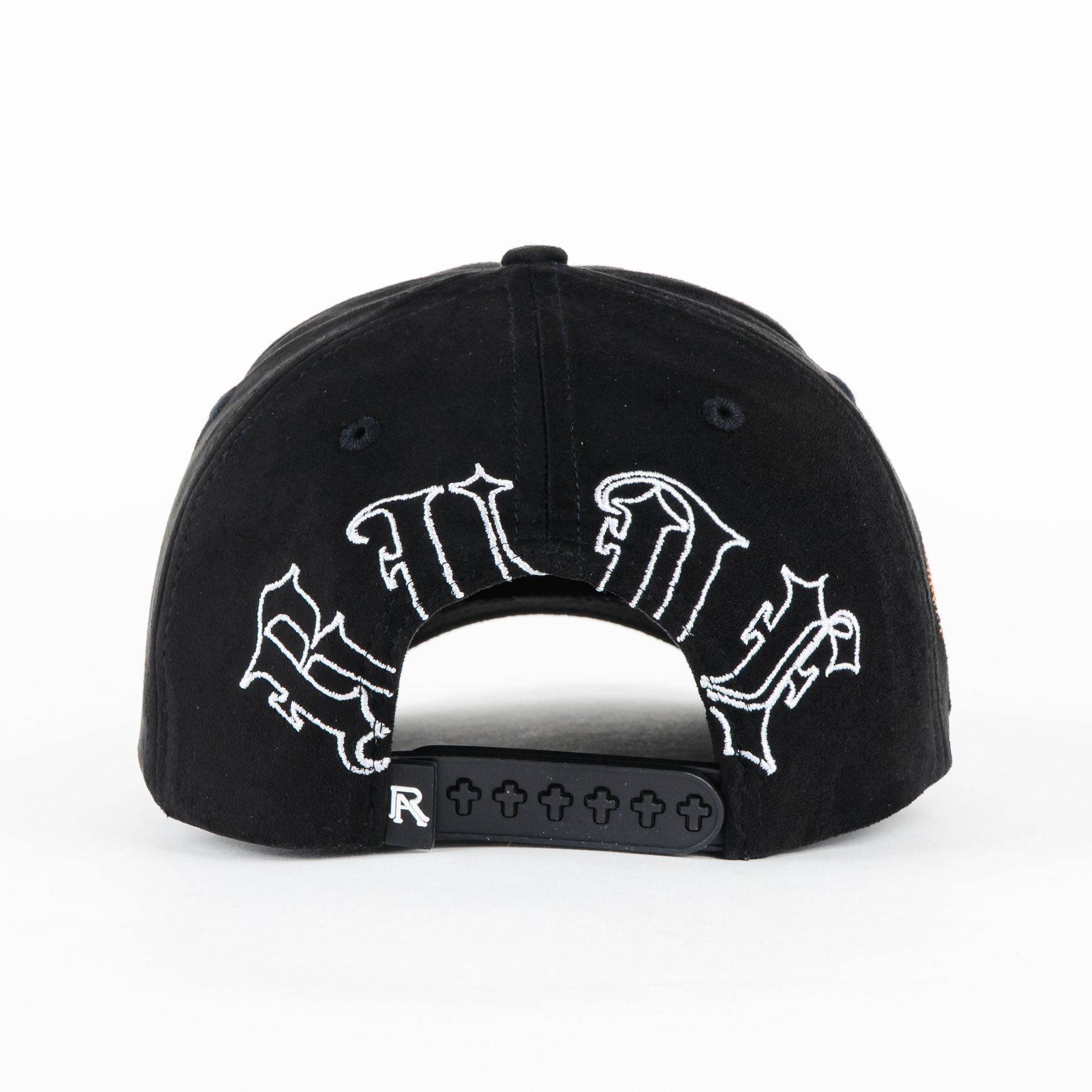 Gorra Rude Awakening LA LA LA BLACK SUEDE | Snapback Visera Curva