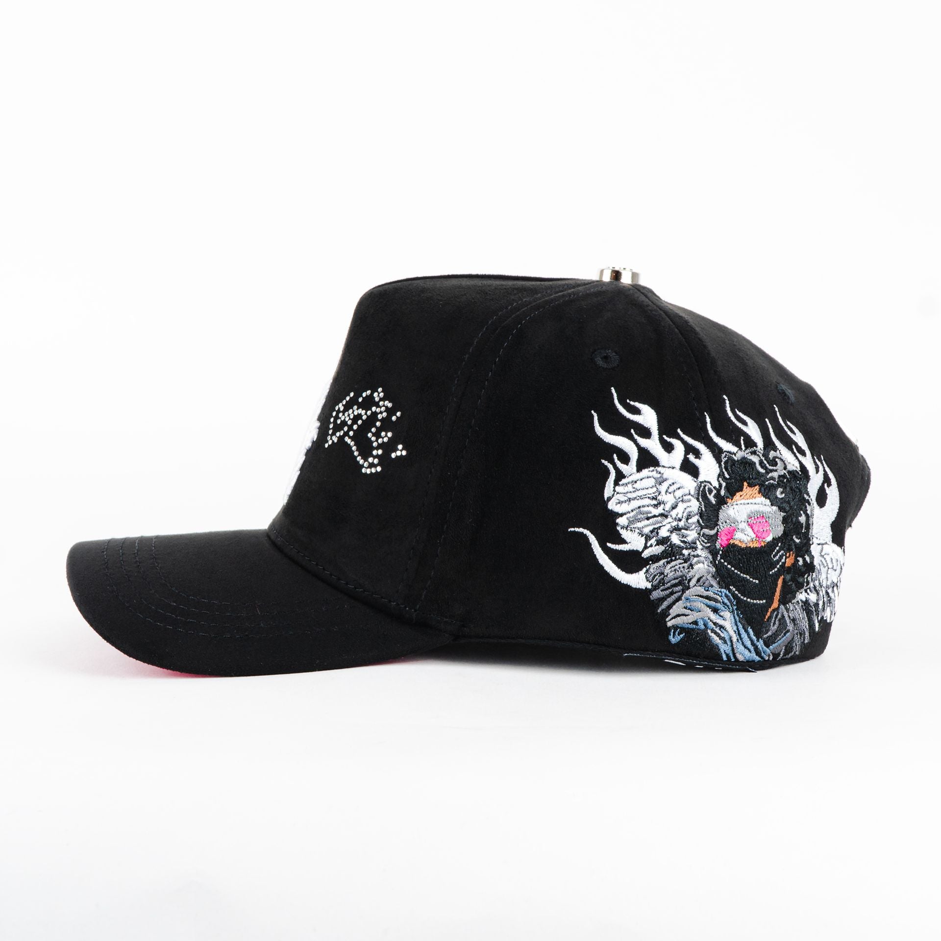 Gorra Boba Hats LA CHERRY BLACK | Snapback Visera Semicurva