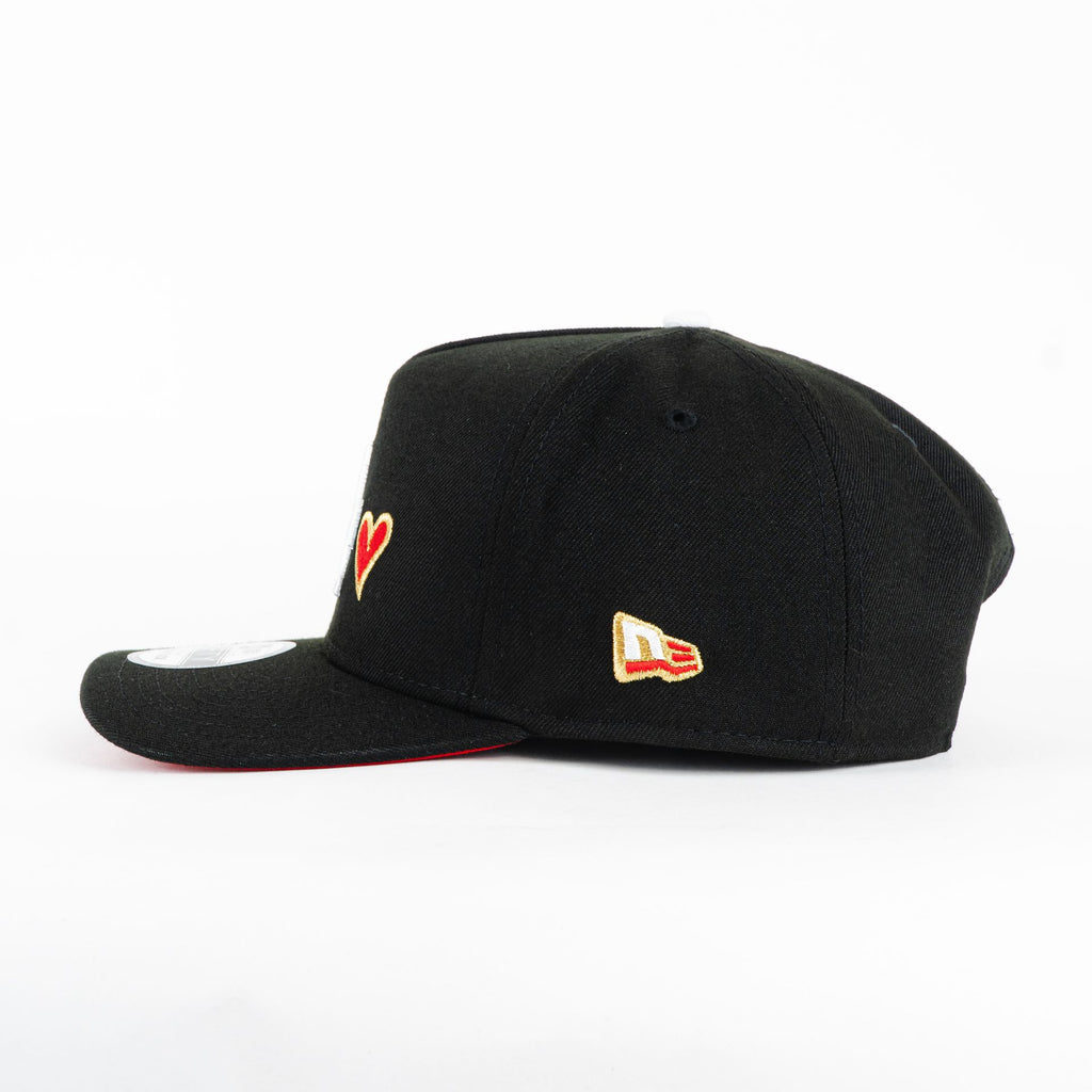 Gorra New Era A-Frame DODGERS 100TH BLK/WHT 950F | Snapback Visera Semicurva