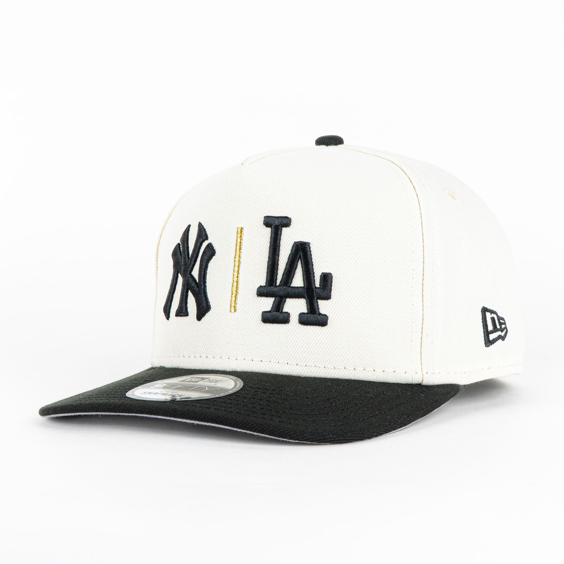 Gorra New Era A-Frame NY LA WS81 NATU/BLK 950F | Snapback Visera Semicurva