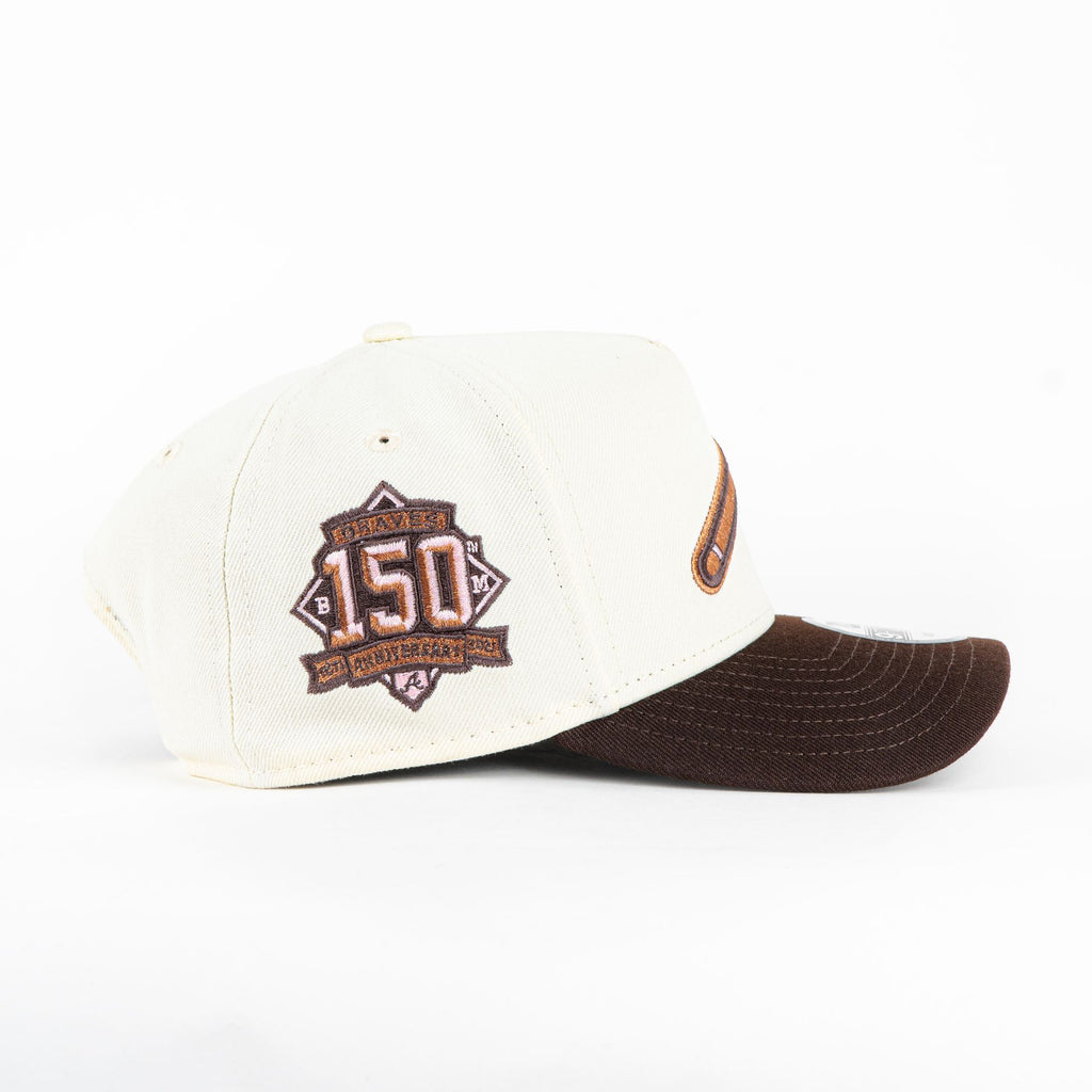 Gorra New Era A-Frame BRAVES 150TH NATU/BROW 940AF | Snapback Visera Semicurva