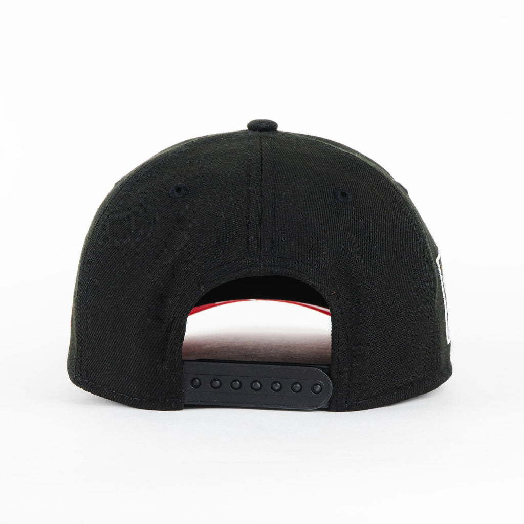 Gorra New Era A-Frame DODGERS WS2024 BLK/WHT 940AF | Snapback Visera Semicurva