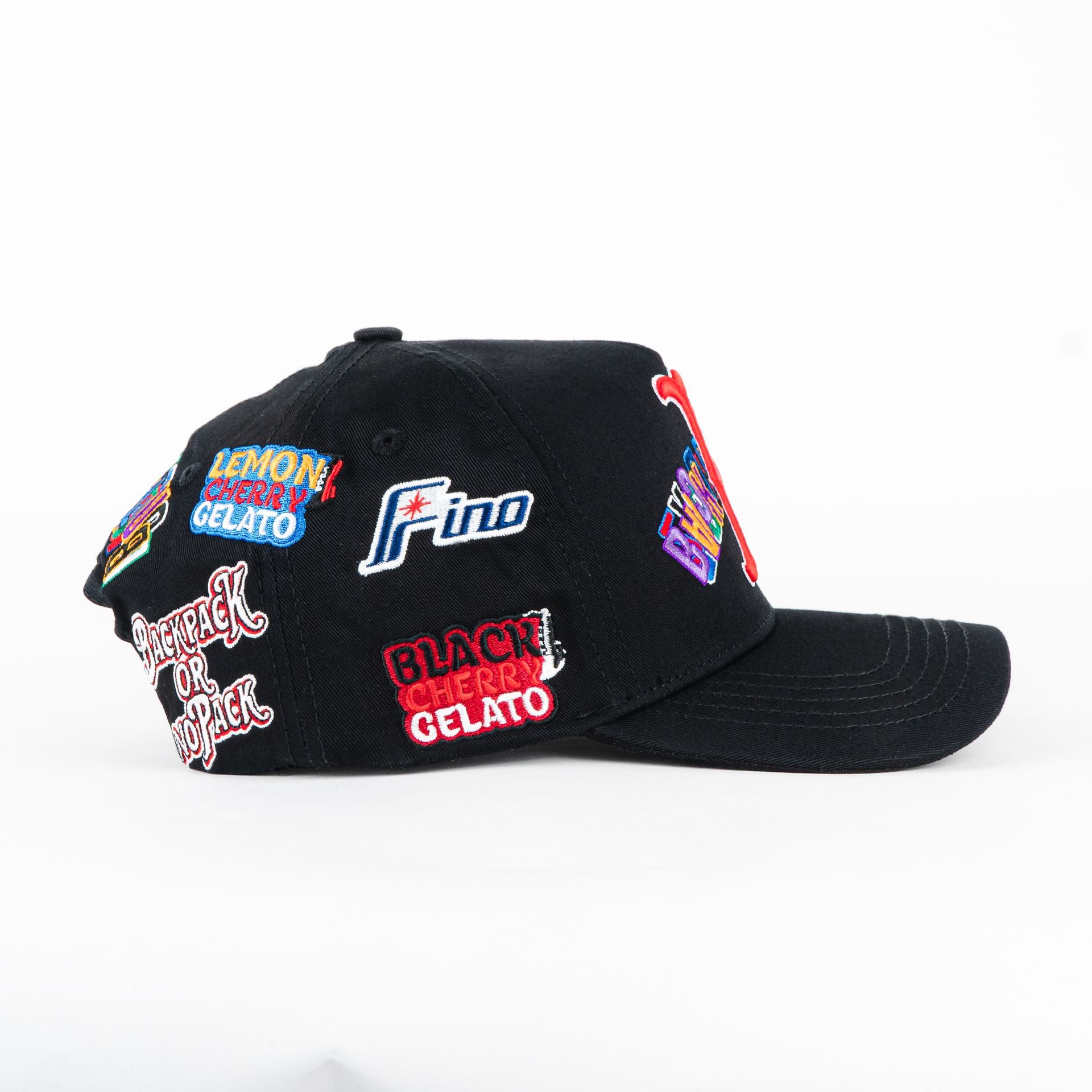 Gorra Gallo Fino BLACK CHERRY GELATO BLK | Snapback Visera Semicurva
