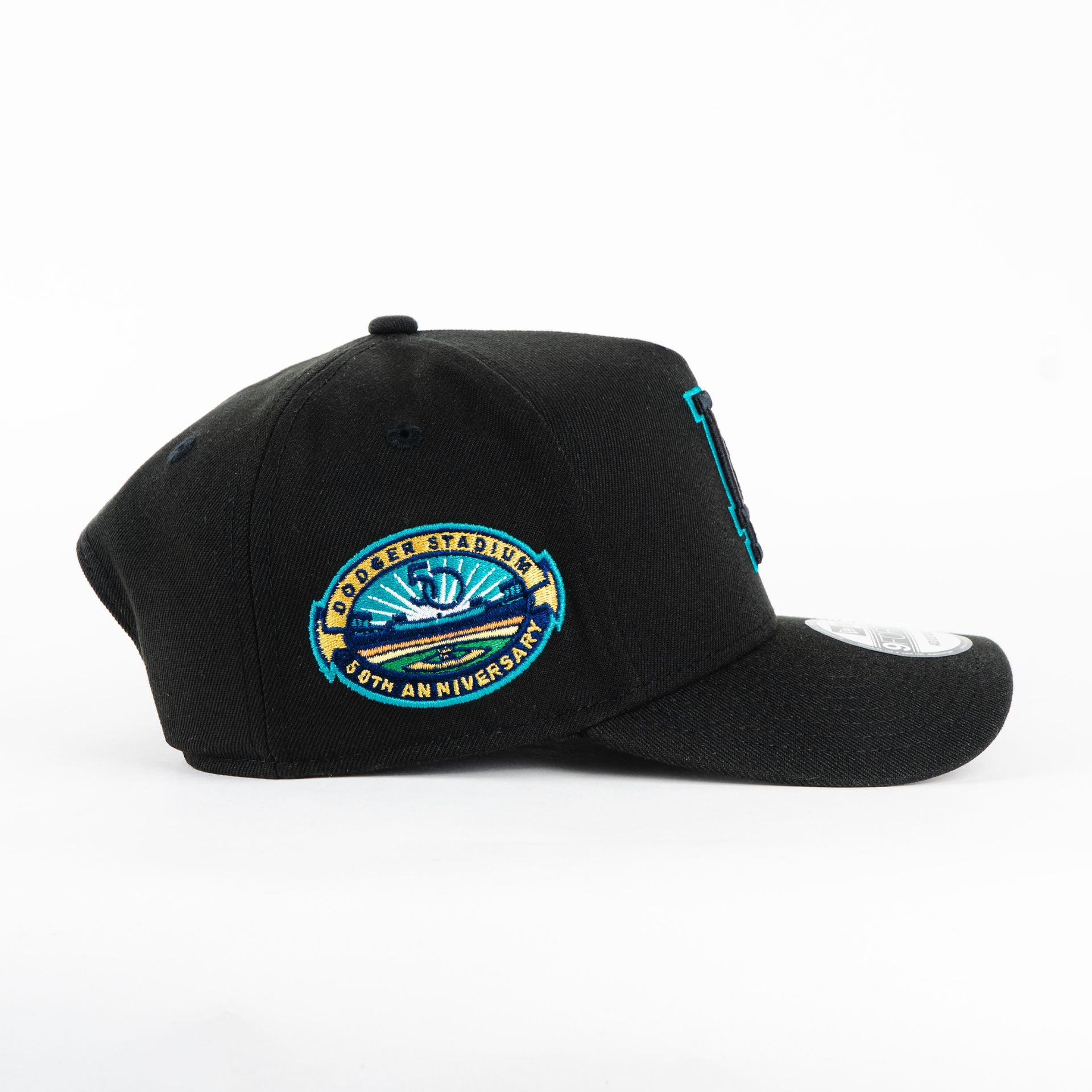 Gorra New Era A-Frame DODGERS 50TH BLK 940AF | Snapback Visera Semicurva