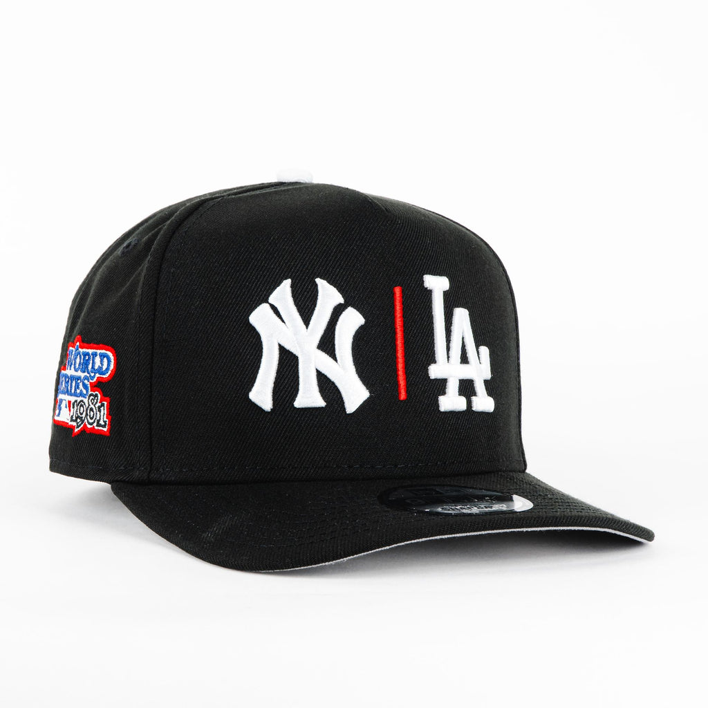 Gorra New Era A-Frame NY LA WS81 BLK/WHT 950F | Snapback Visera Semicurva