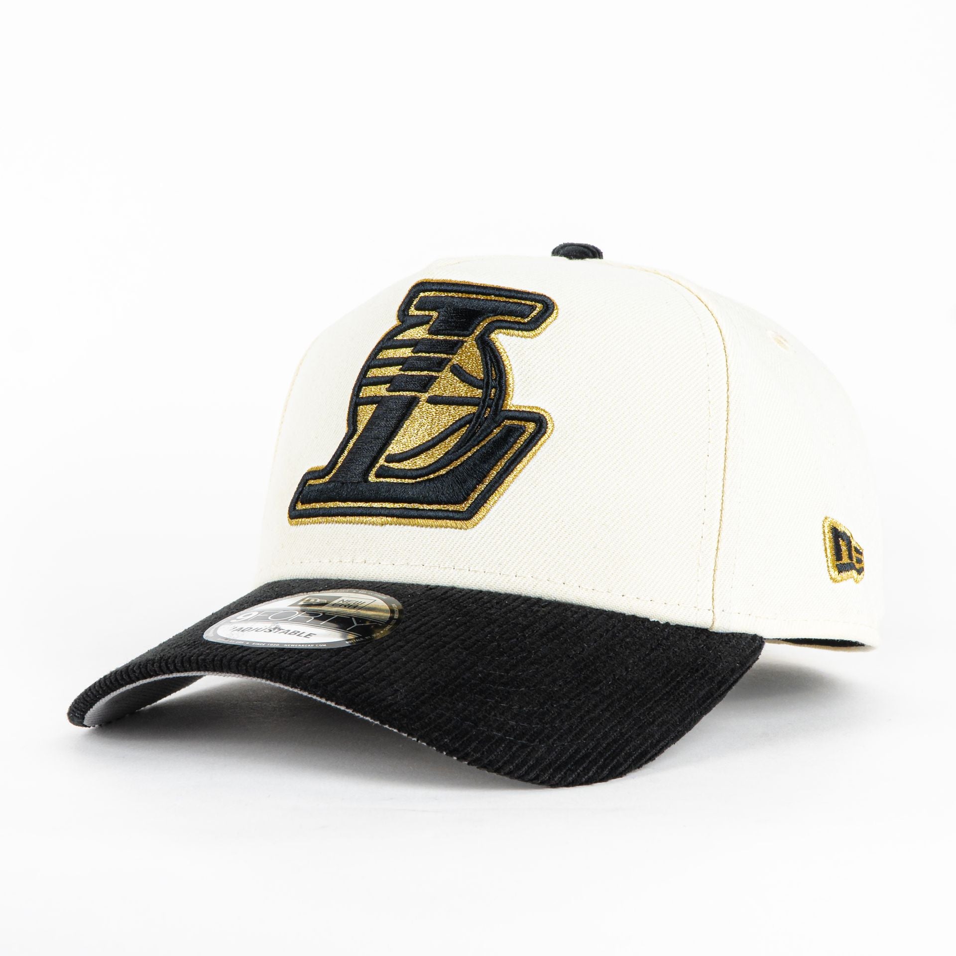 Gorra New Era A-Frame LAKERS 75TH NATU/BLK 940AF | Snapback Visera Semicurva