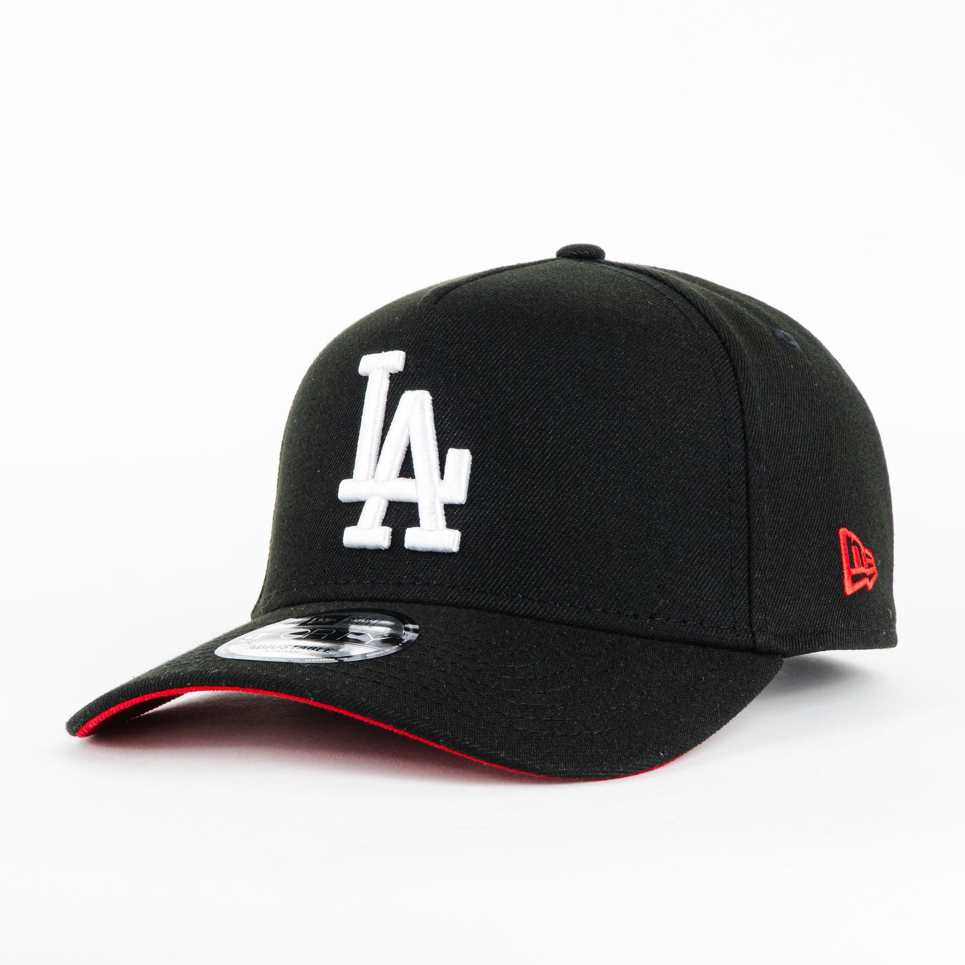 Gorra New Era A-Frame DODGERS WS2024 BLK/WHT 940AF | Snapback Visera Semicurva