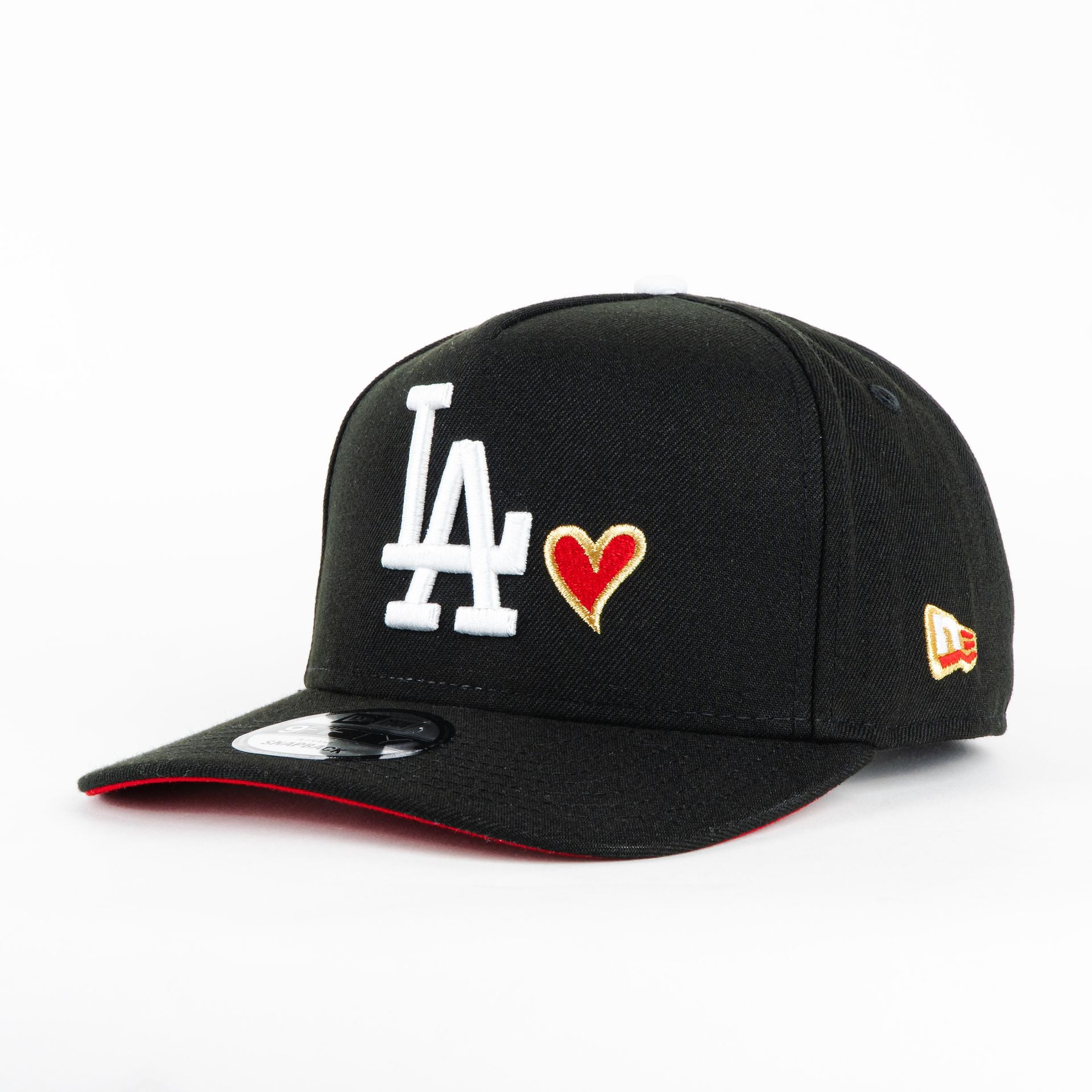 Gorra New Era A-Frame DODGERS 100TH BLK/WHT 950F | Snapback Visera Semicurva