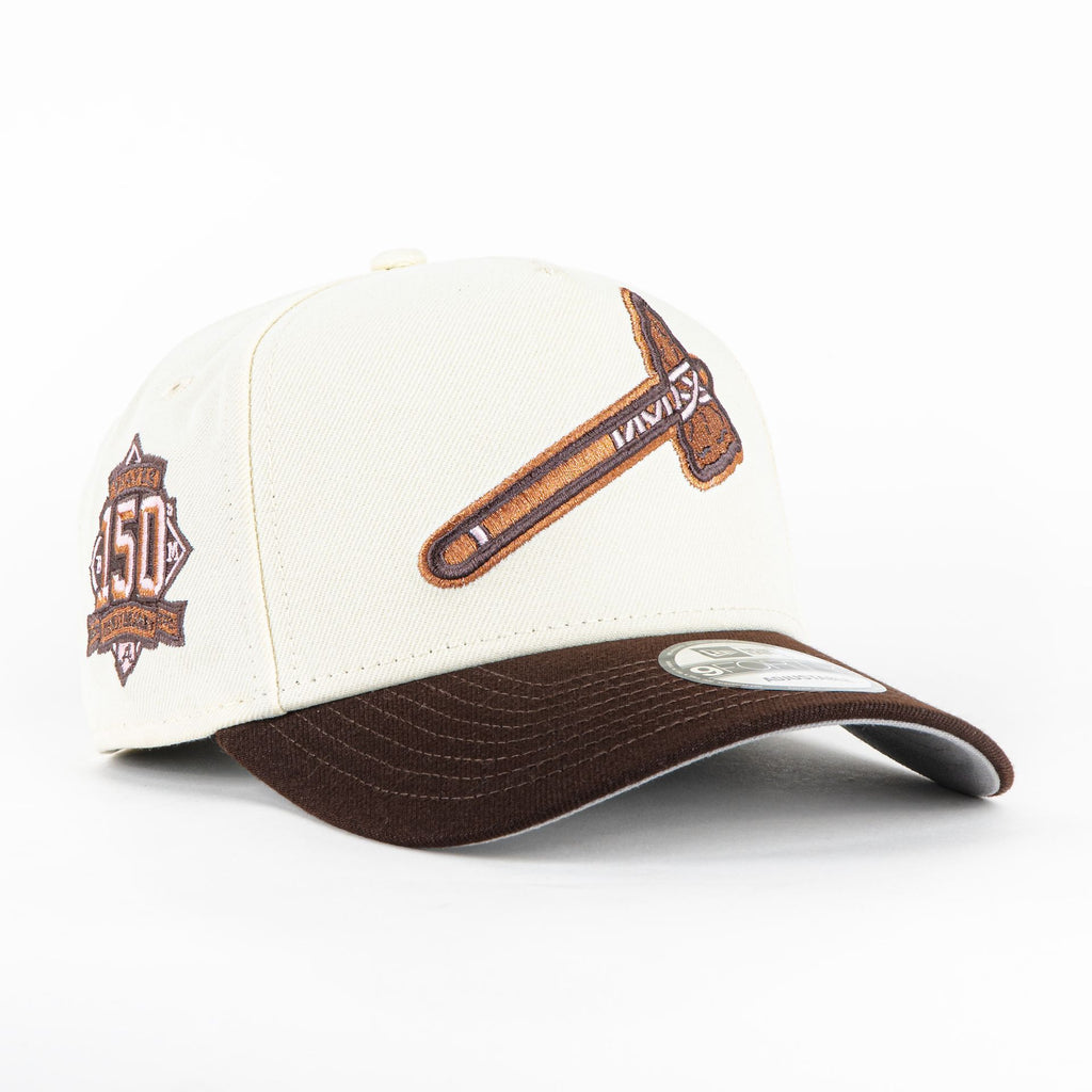 Gorra New Era A-Frame BRAVES 150TH NATU/BROW 940AF | Snapback Visera Semicurva