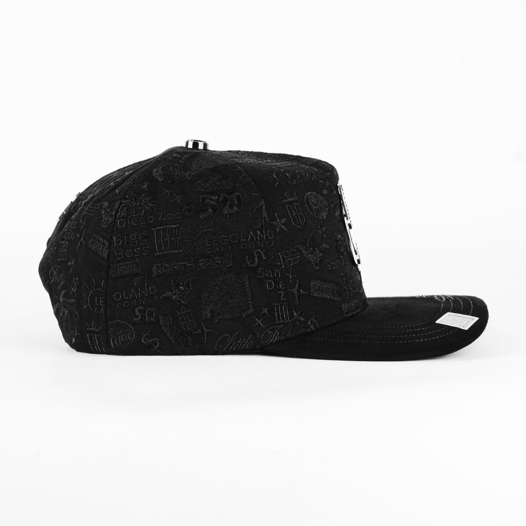 Gorra Bigg Boss SAN DIEGO NEGRA | Snapback Visera Semicurva
