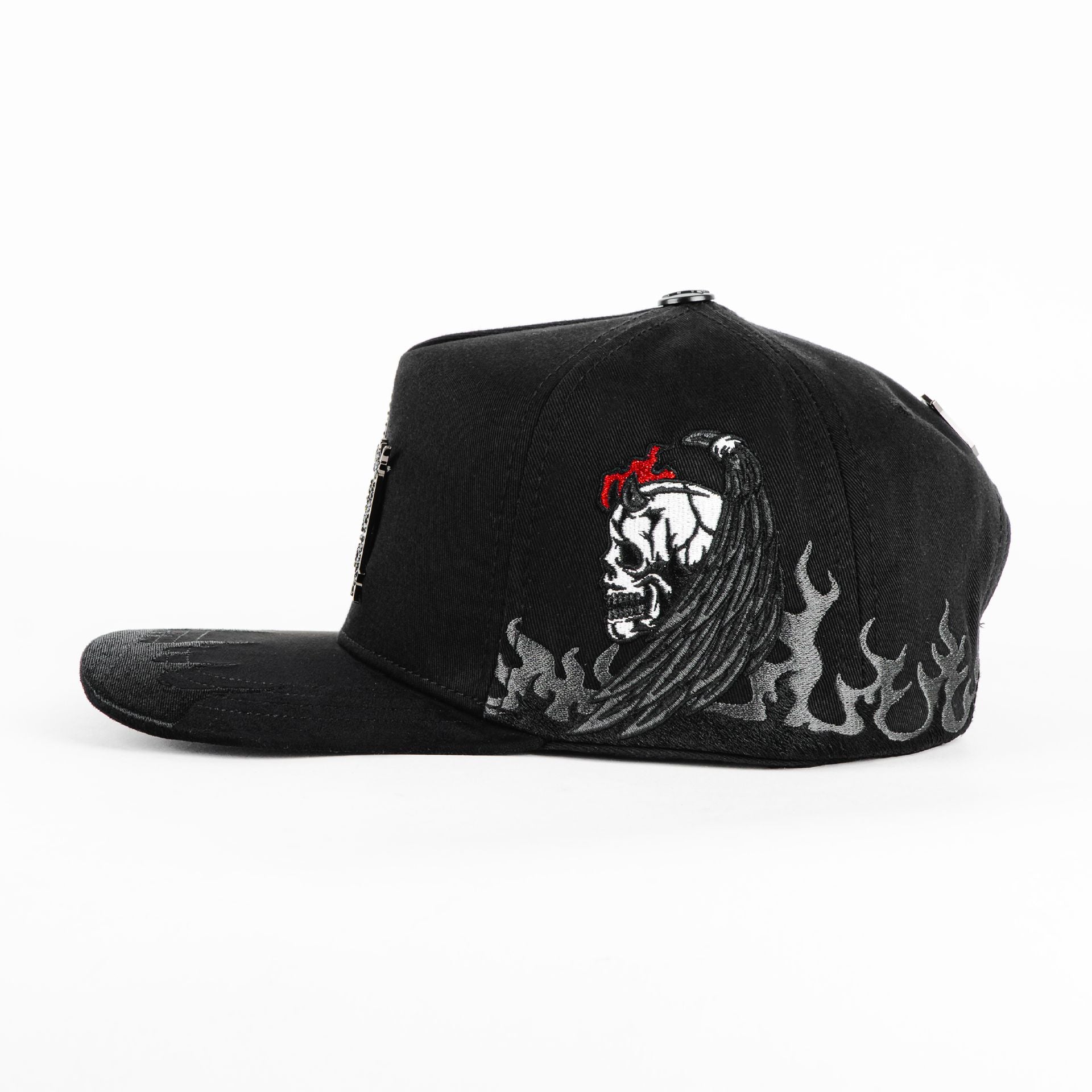 Gorra Bigg Boss LA  ANGEL Y DEMONIO BLK | Snapback Visera Semicurva
