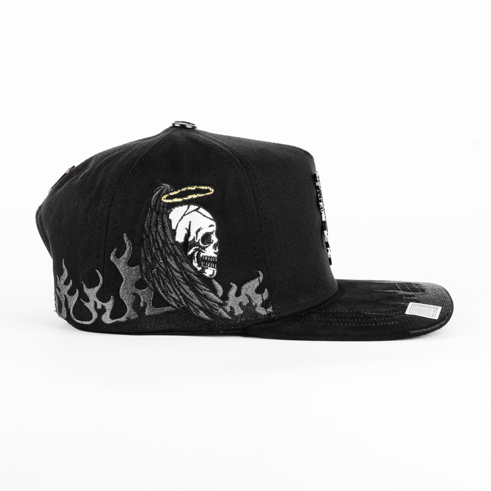 Gorra Bigg Boss LA  ANGEL Y DEMONIO BLK | Snapback Visera Semicurva