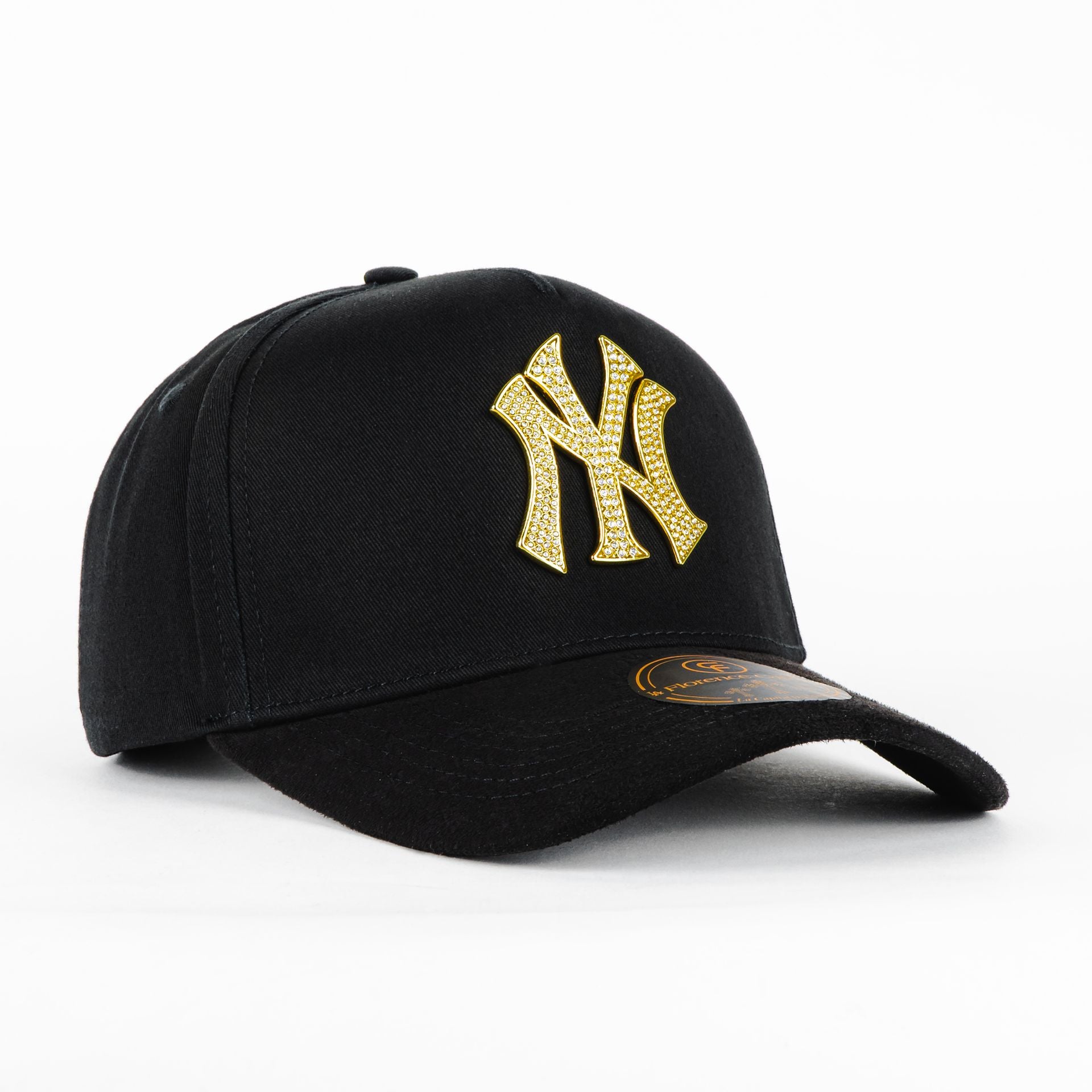 Gorra Florence caps NY BLK GOLD | Snapback Visera Curva