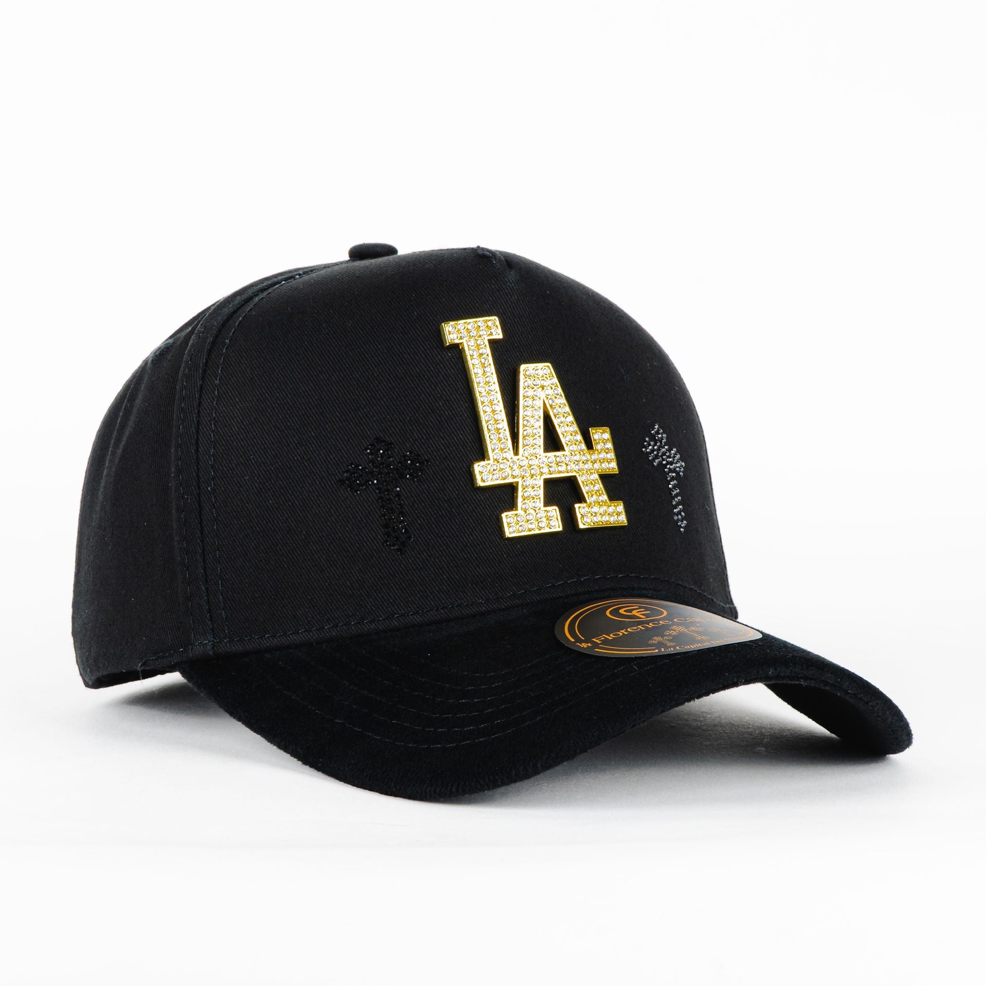 Gorra Florence caps LA BLK GOLD | Snapback Visera Curva
