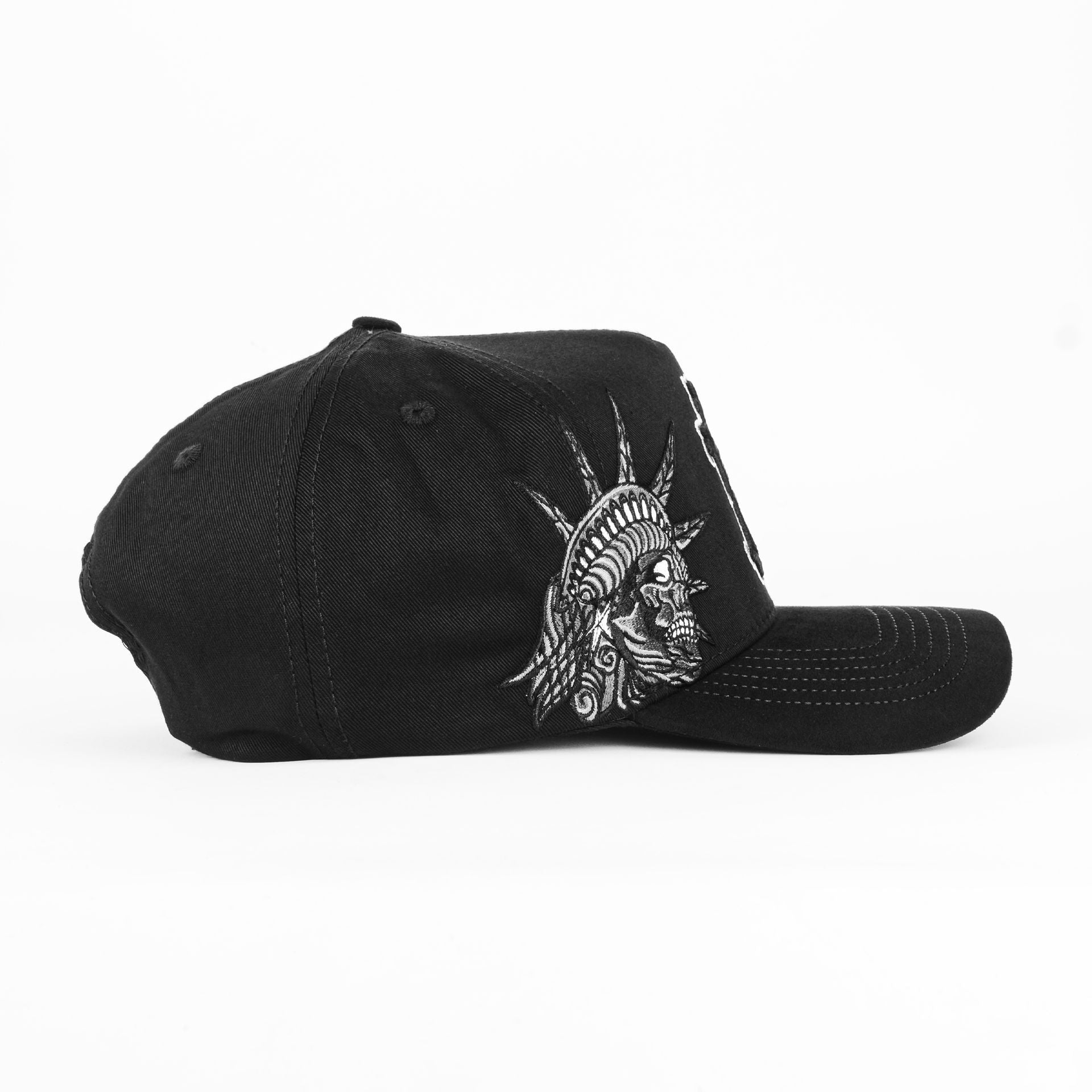 Gorra Don Hats NY LIBERTY BLACK | Snapback Visera Semicurva