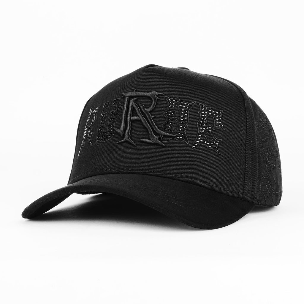Gorra Rude Awakening TRIPLE BLACK CRYSTALS | Snapback Visera Curva