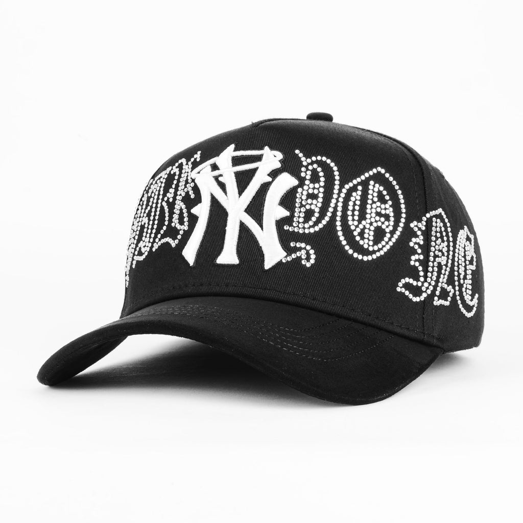 Gorra 31 Hats NY CRYSTALS BLACK/WHITE | Snapback Visera Curva