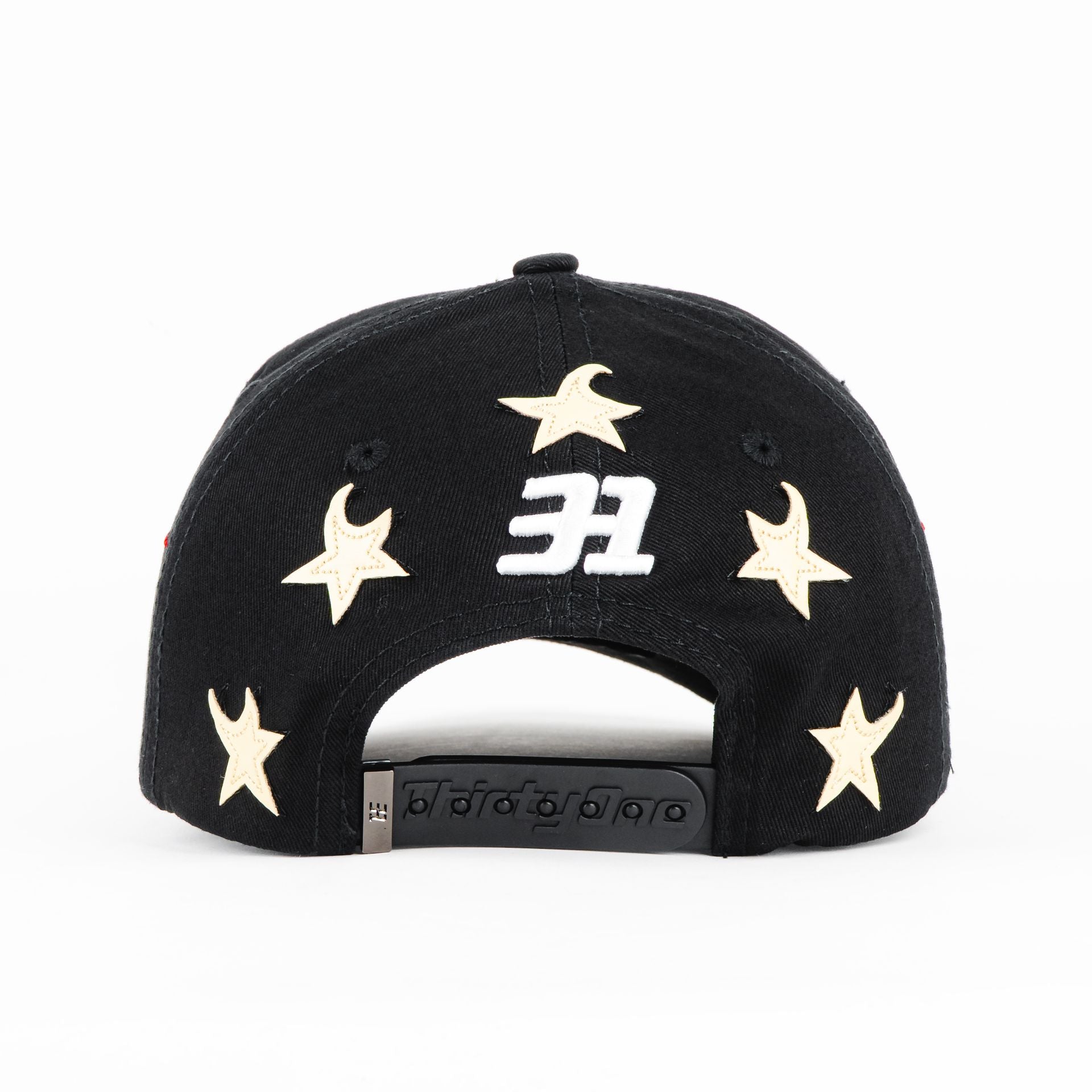 Gorra 31 Hats 31 STARS BLACK | Snapback Visera Curva