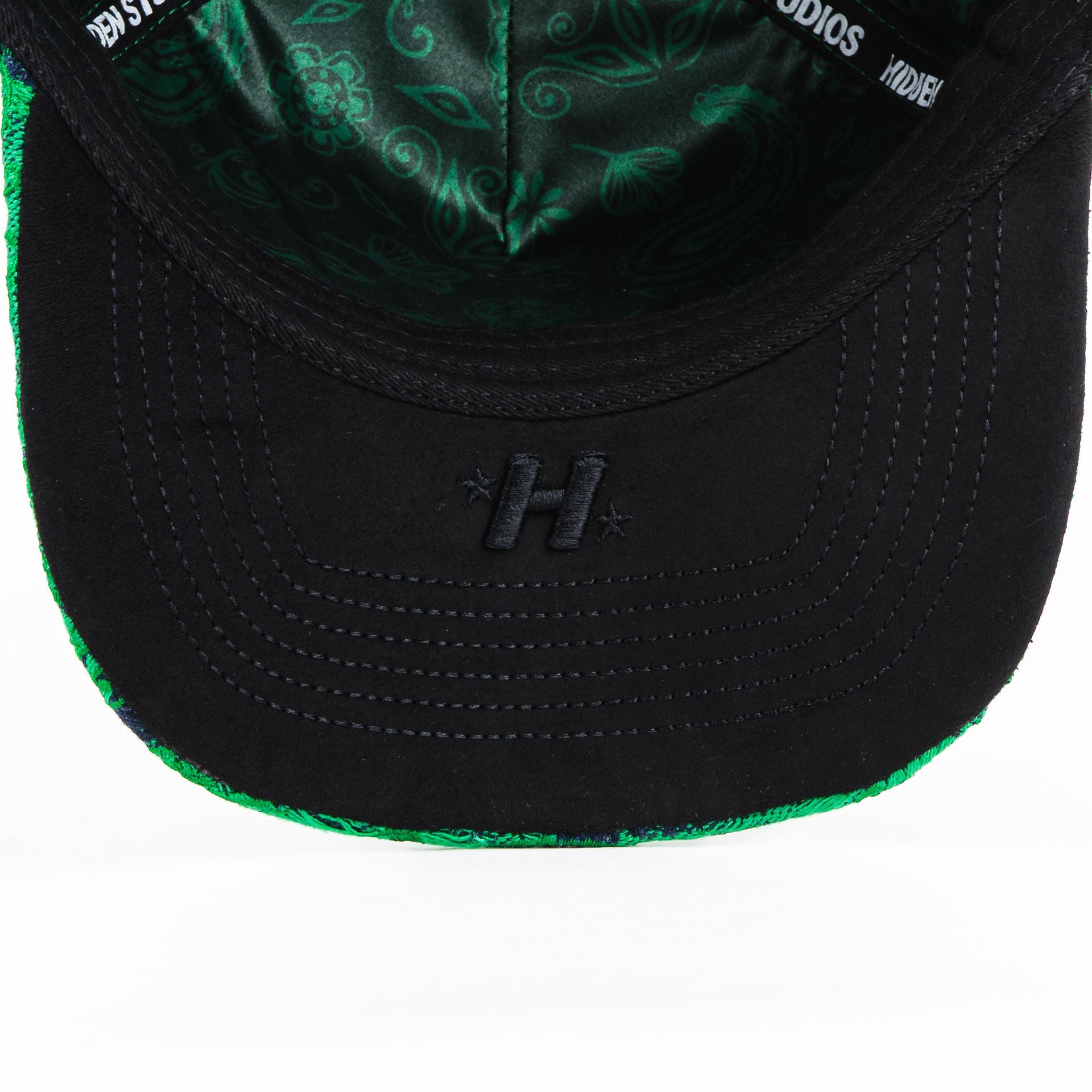 Gorra Don Hats LA PAISLEY GREEN | Snapback Visera Semicurva