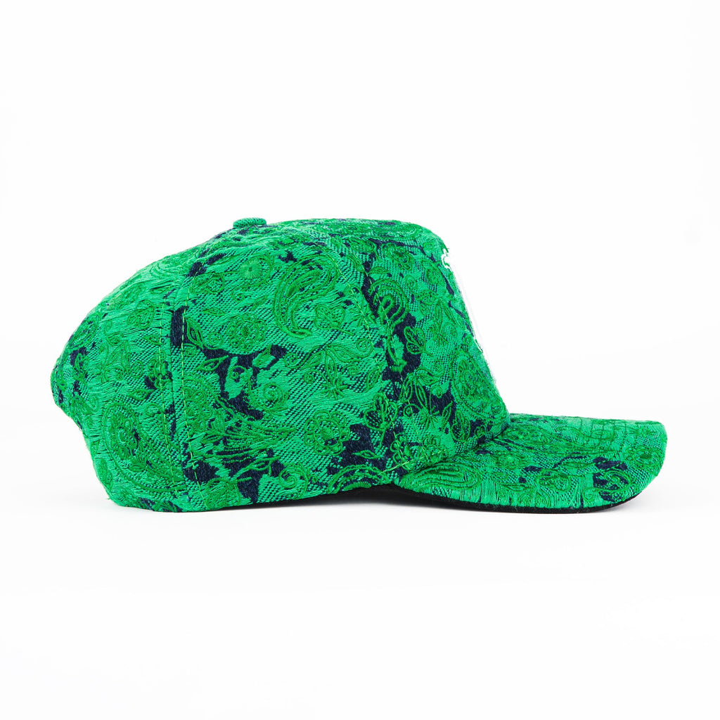 Gorra Don Hats LA PAISLEY GREEN | Snapback Visera Semicurva