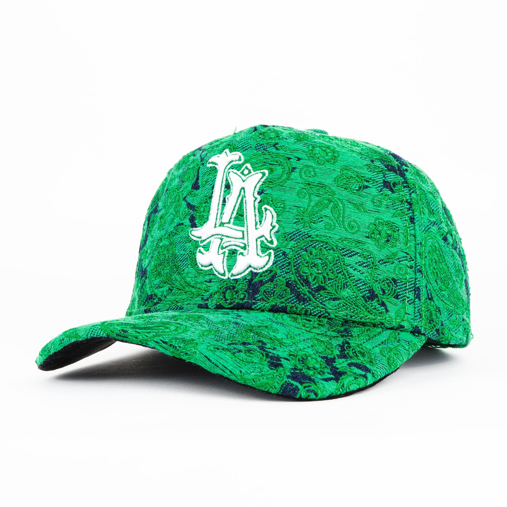 Gorra Don Hats LA PAISLEY GREEN | Snapback Visera Semicurva