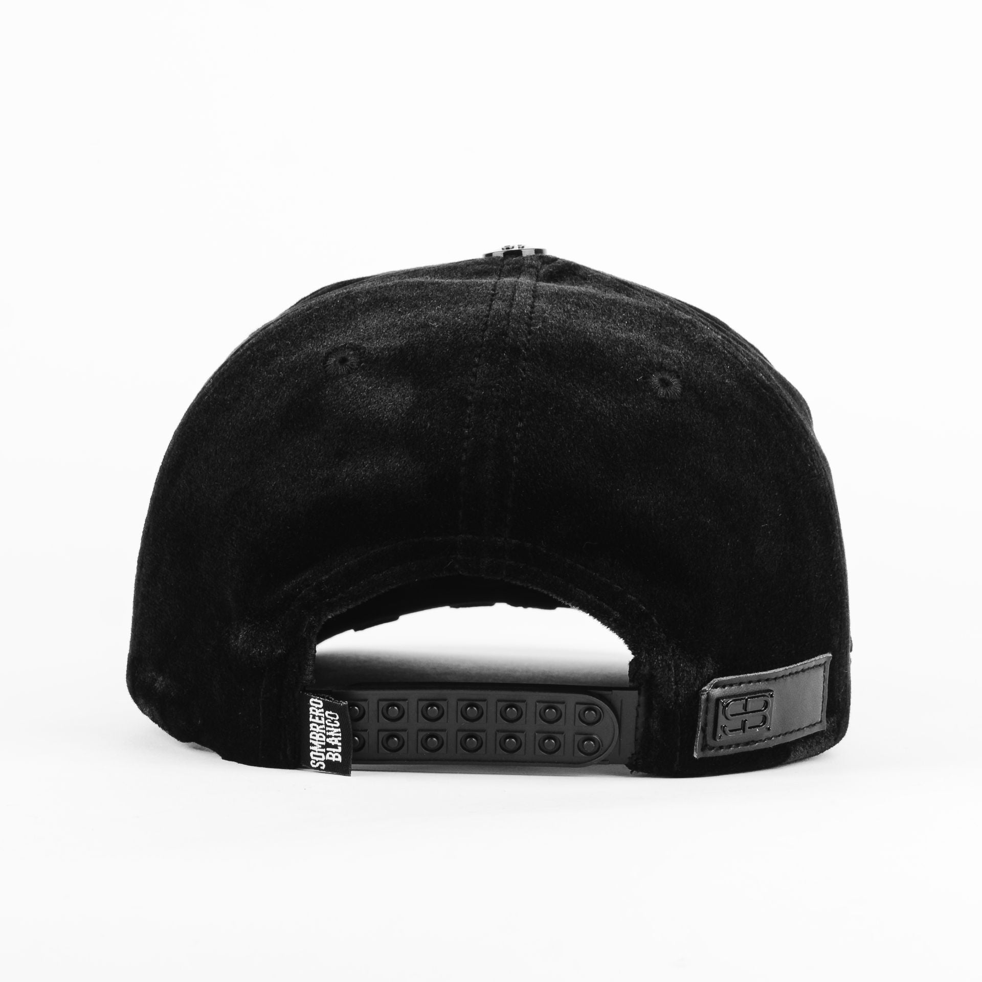 Gorra Sombrero Blanco ELEGANTE BLACK VELVET | Snapback Visera Semicurva