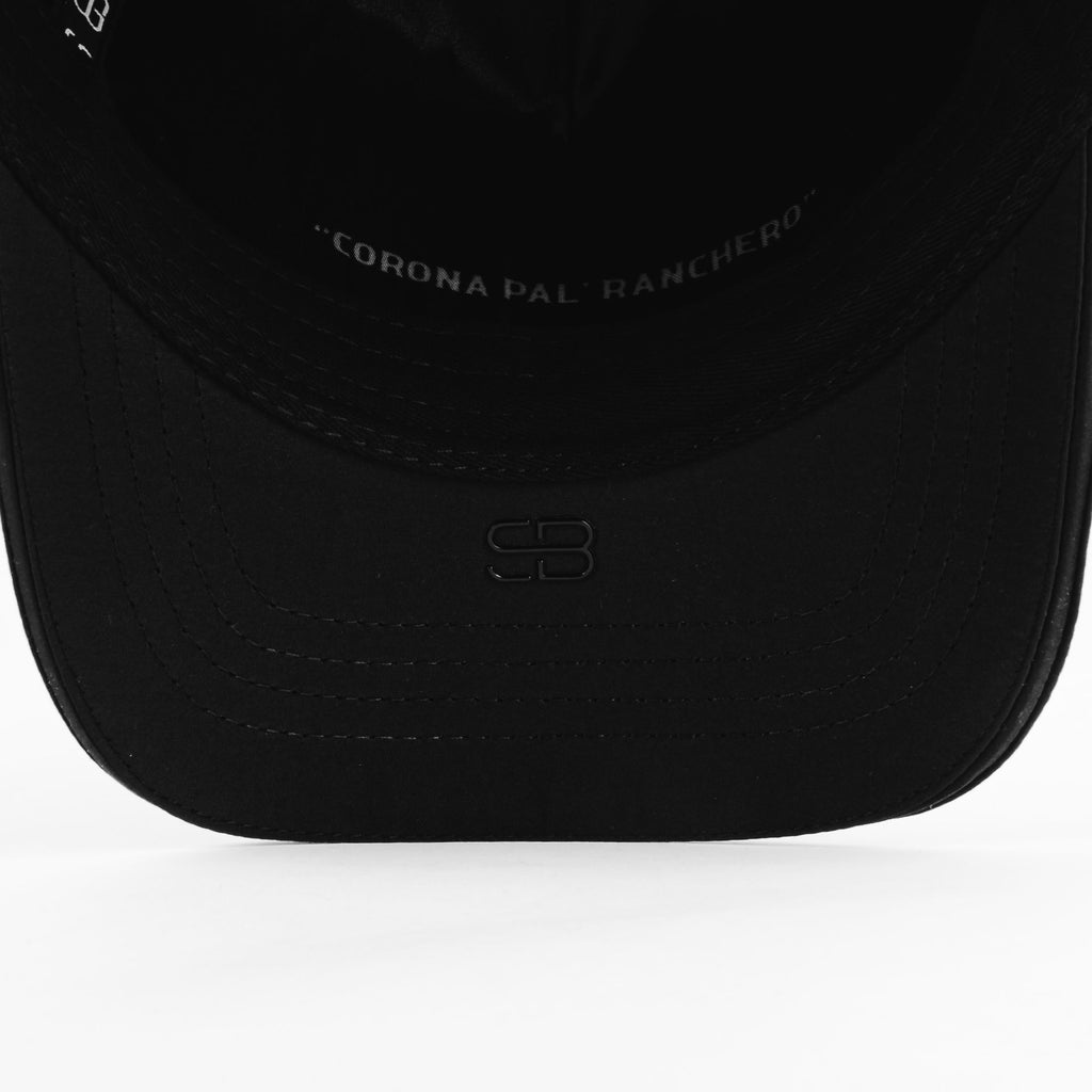 Gorra Sombrero Blanco PILOT NEGRA | Snapback Visera Semicurva