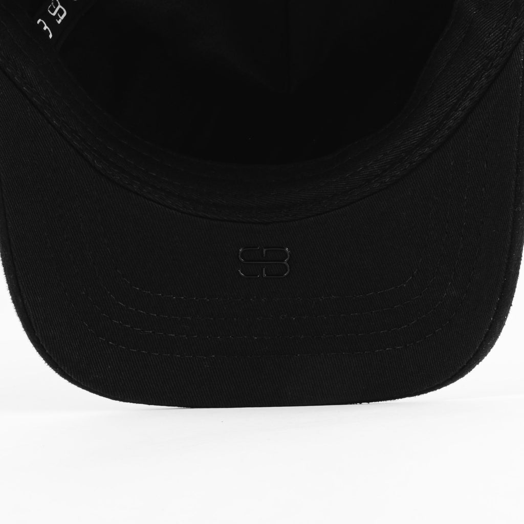 Gorra Sombrero Blanco HUELLA NEGRA | Snapback Visera Semicurva