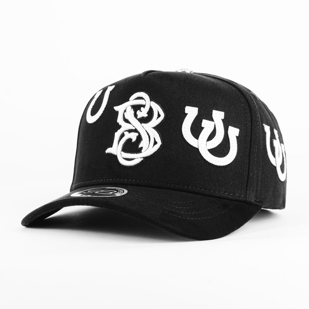 Gorra Sombrero Blanco HUELLA BLANCA | Snapback Visera Semicurva
