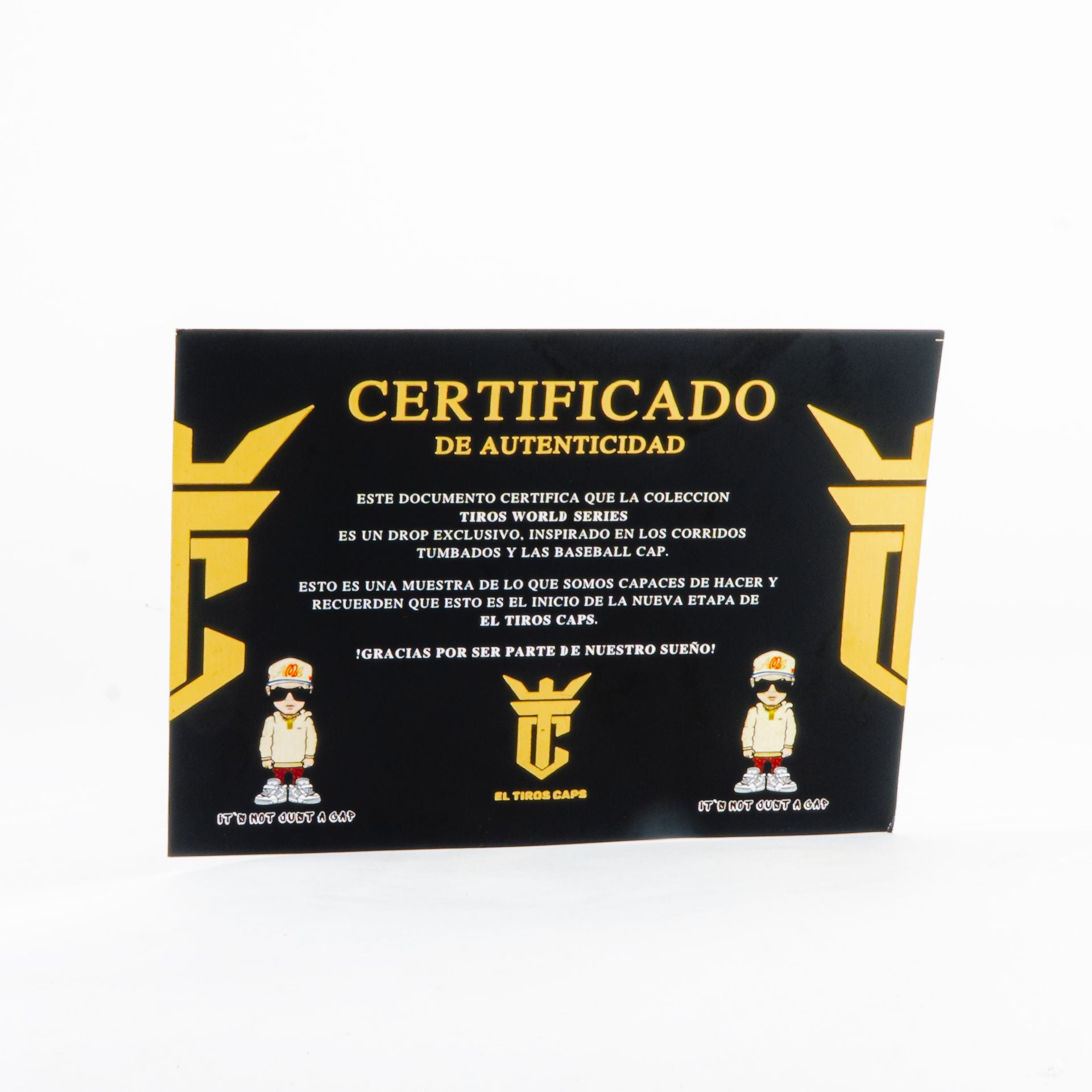 Gorra El Tiros Caps AMG BEIGE/NAVY | Snapback Visera Semicurva