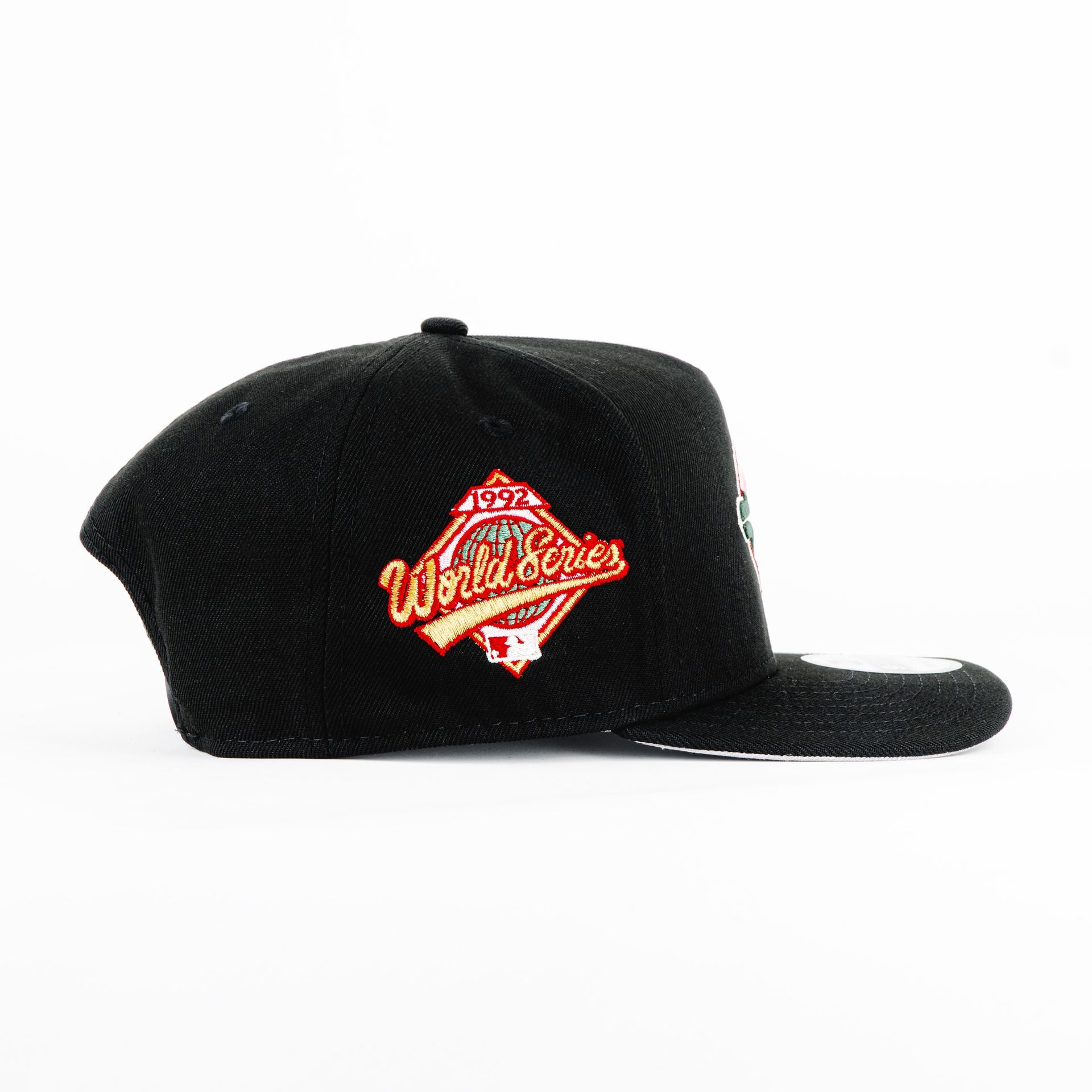 Gorra New Era A-Frame BLUE JAYS WS 1992 BLK/PNK 950F | Snapback Visera Semicurva