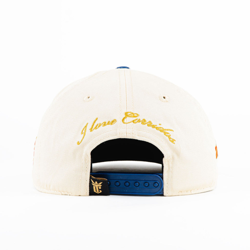 Gorra El Tiros Caps AMG BEIGE/NAVY | Snapback Visera Semicurva