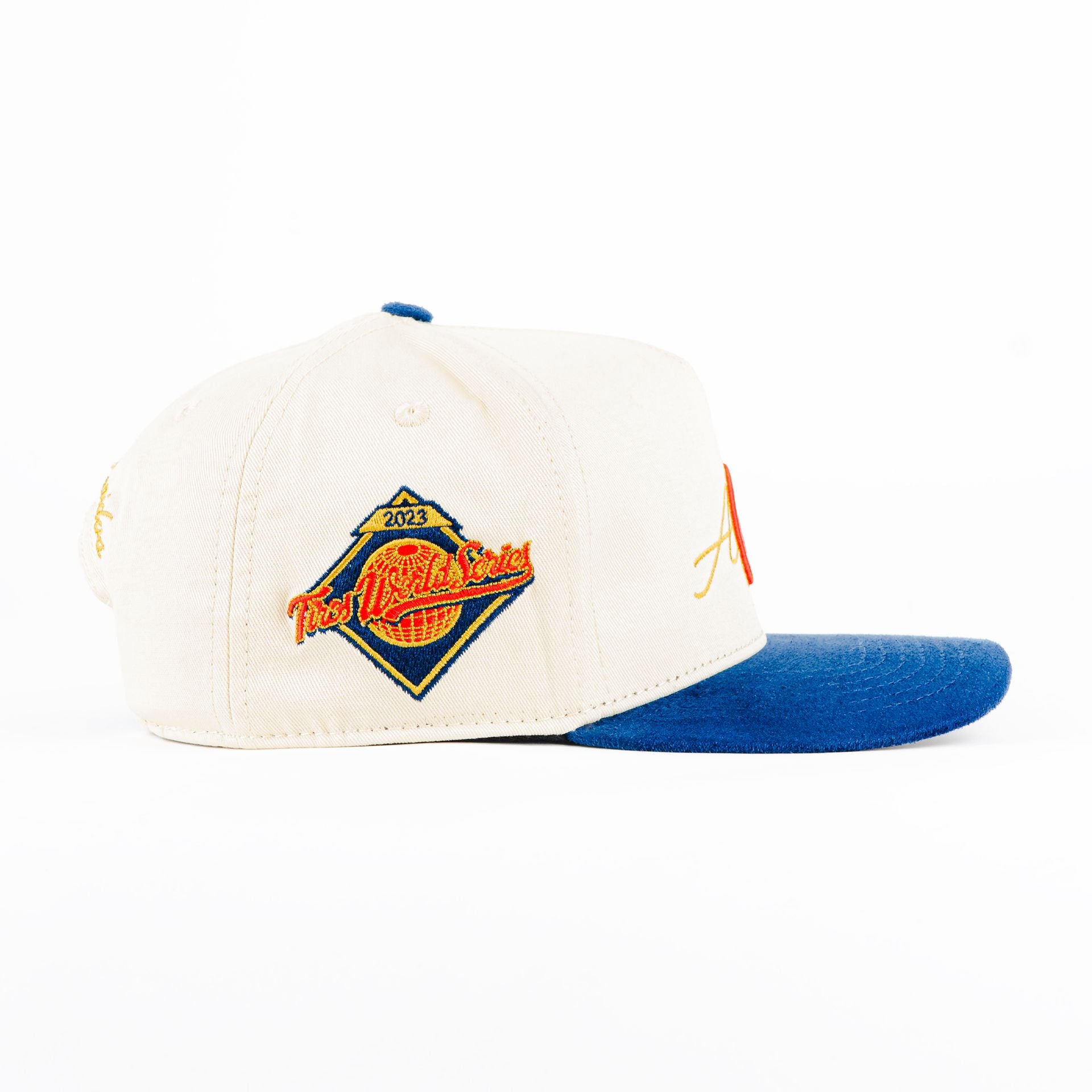 Gorra El Tiros Caps AMG BEIGE/NAVY | Snapback Visera Semicurva