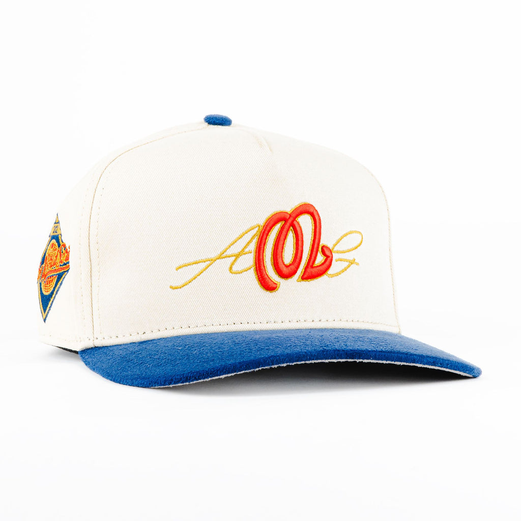 Gorra El Tiros Caps AMG BEIGE/NAVY | Snapback Visera Semicurva