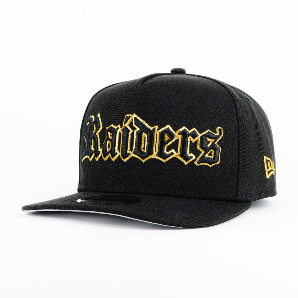 Gorra New Era A-Frame RAIDERS 60TH BLK 950F | Snapback Visera Semicurva