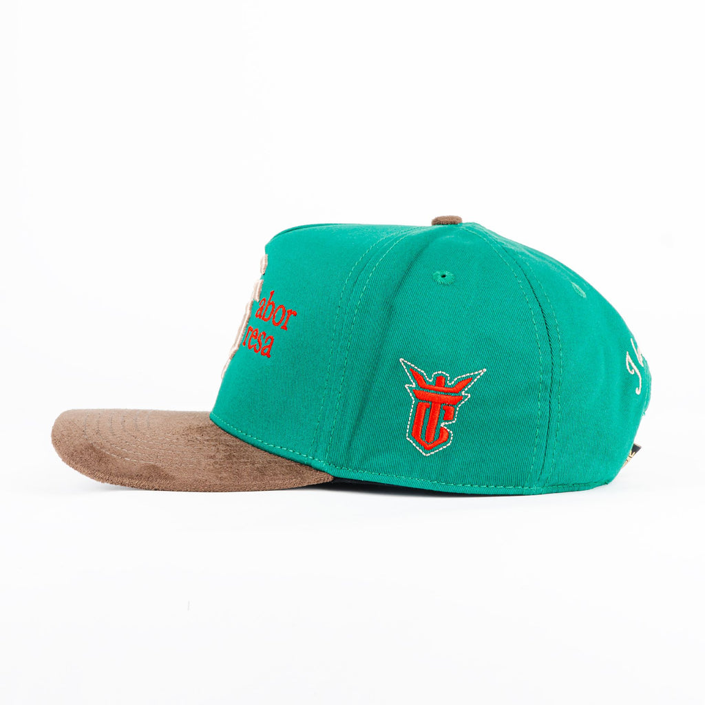 Gorra El Tiros Caps SABOR FRESA GREEN/BROWN | Snapback Visera Semicurva