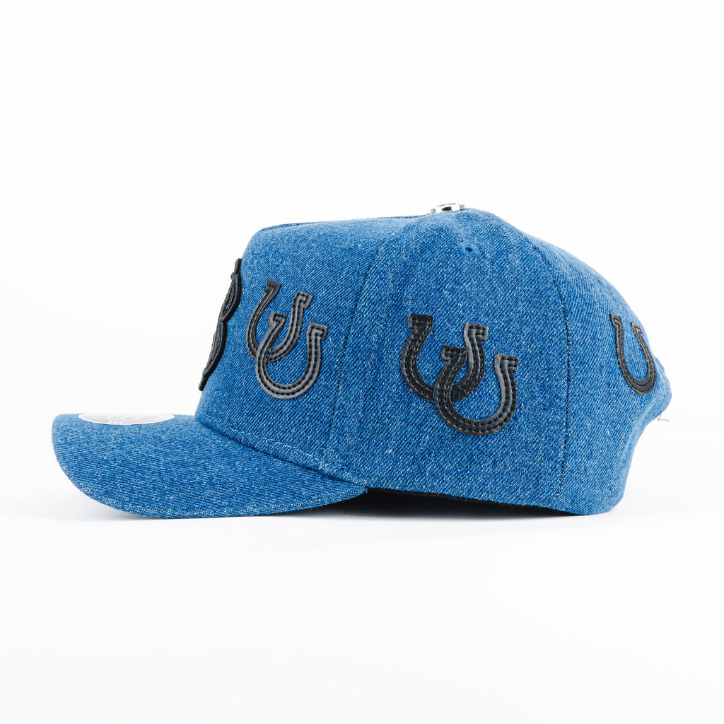 Gorra Sombrero Blanco HUELLA MEZCLILLA | Snapback Visera Semicurva