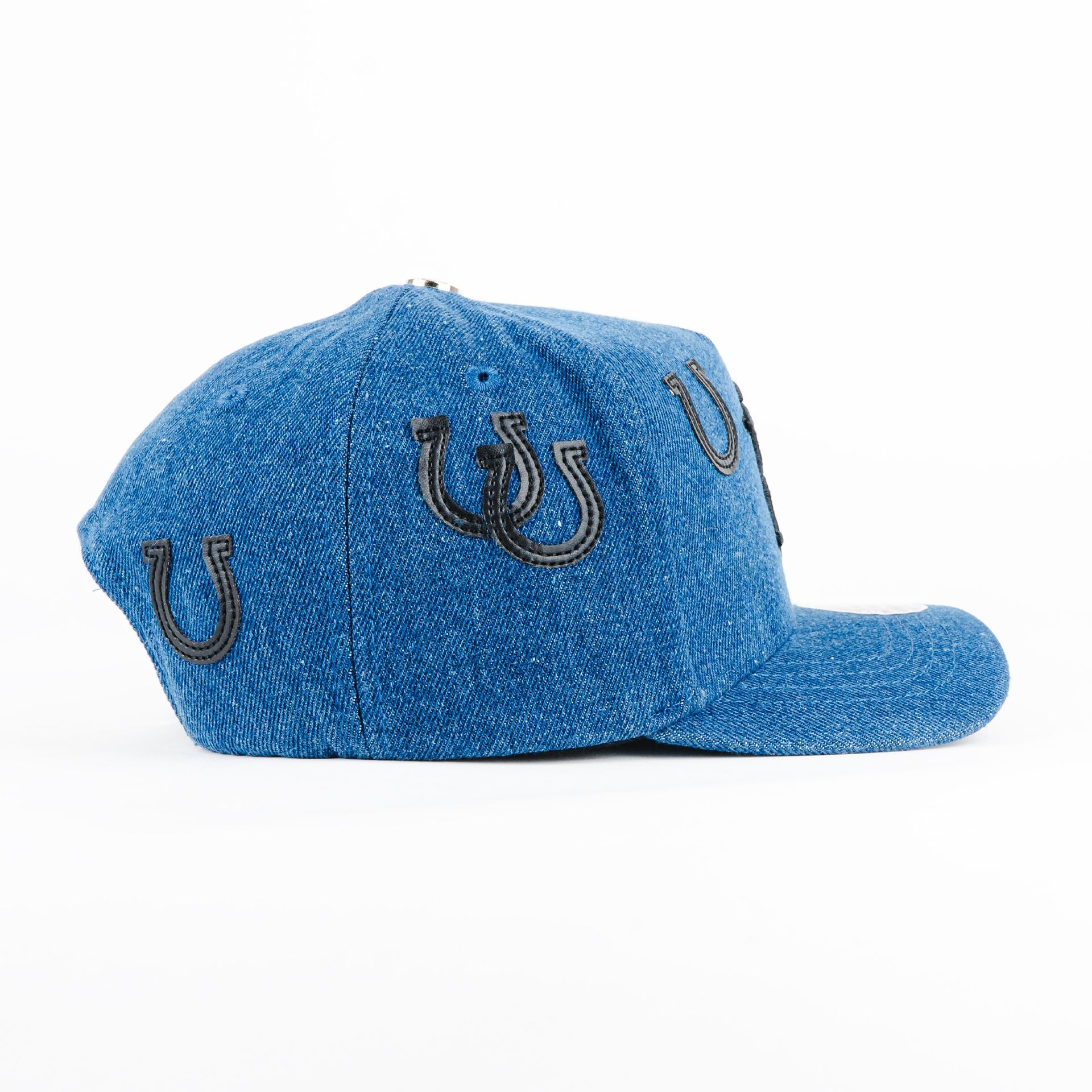 Gorra Sombrero Blanco HUELLA MEZCLILLA | Snapback Visera Semicurva