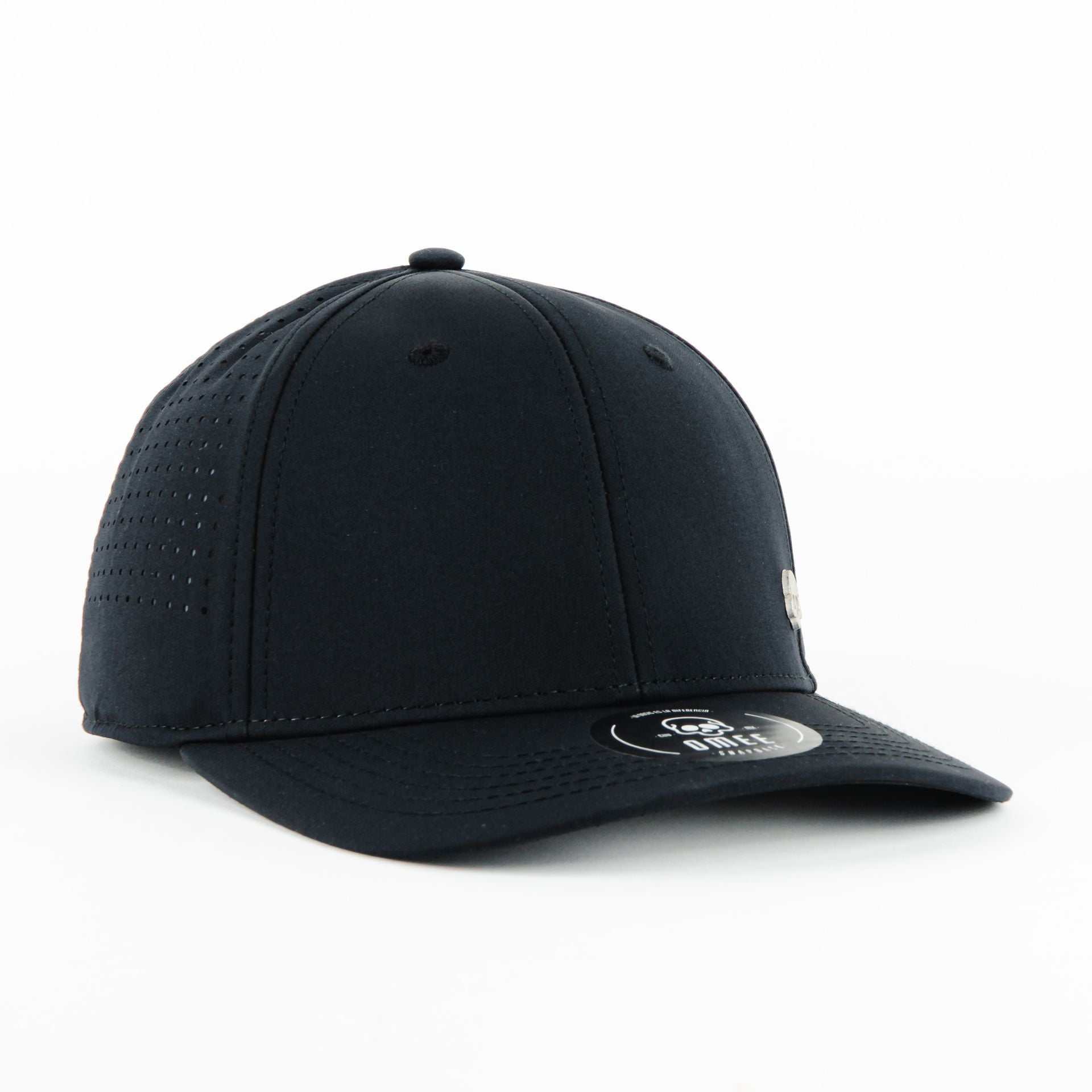 Gorra OMEE ETER BLACK | Visera Semicurva Cerrada UNITALLA