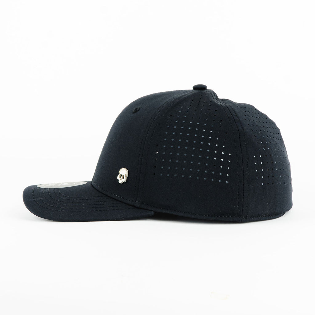 Gorra OMEE ETER BLACK | Visera Semicurva Cerrada UNITALLA