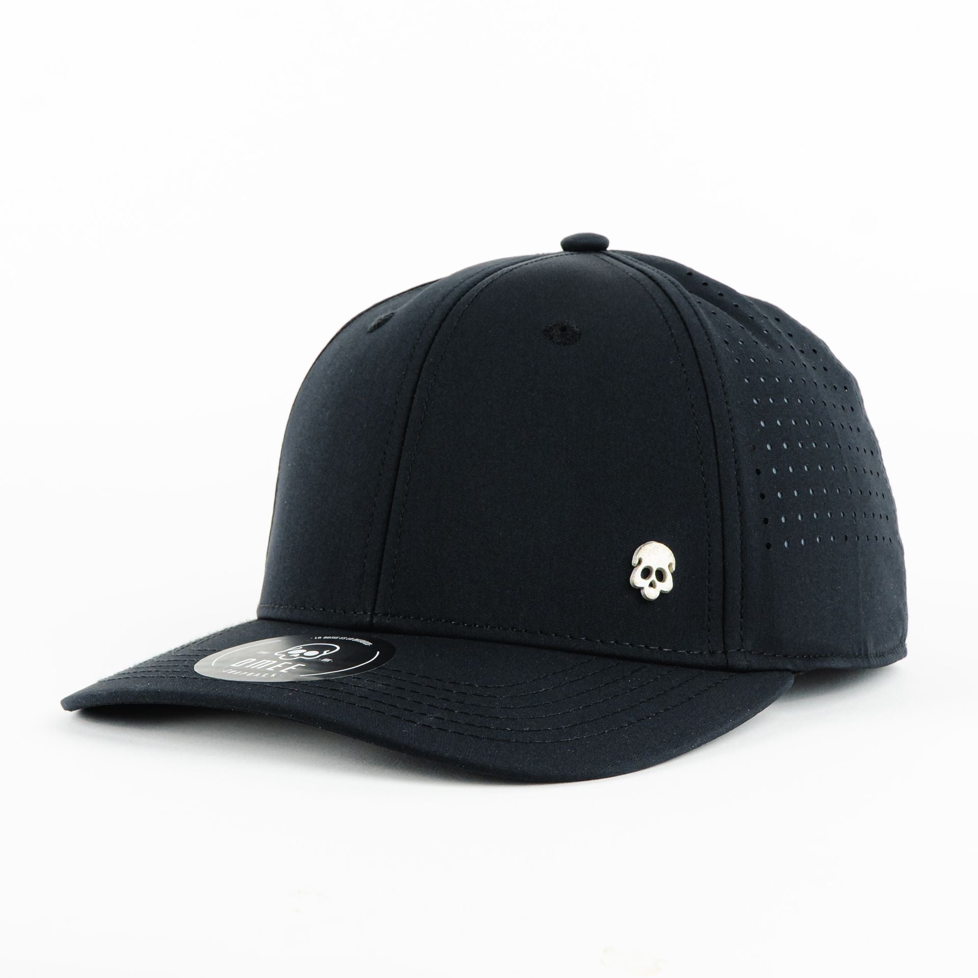 Gorra OMEE ETER BLACK | Visera Semicurva Cerrada UNITALLA