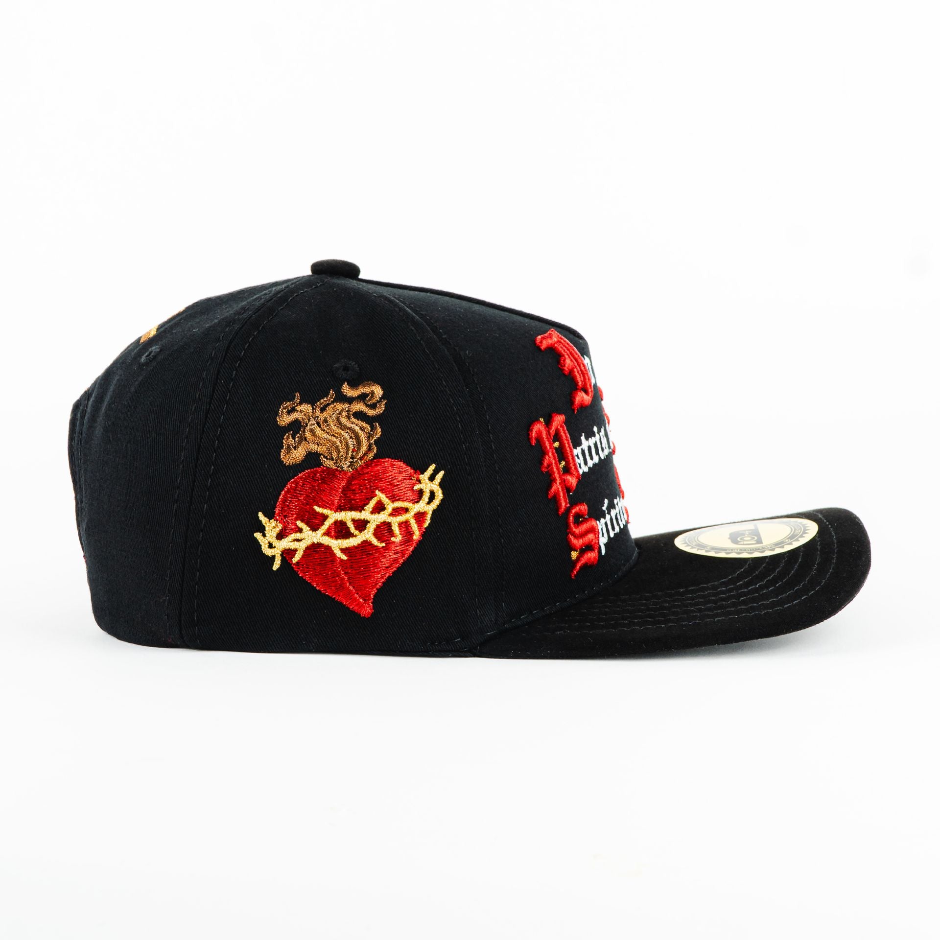 Gorra Diez Cuatro SAGRADO CORAZON BLK/RED | Snapback Visera Semicurva