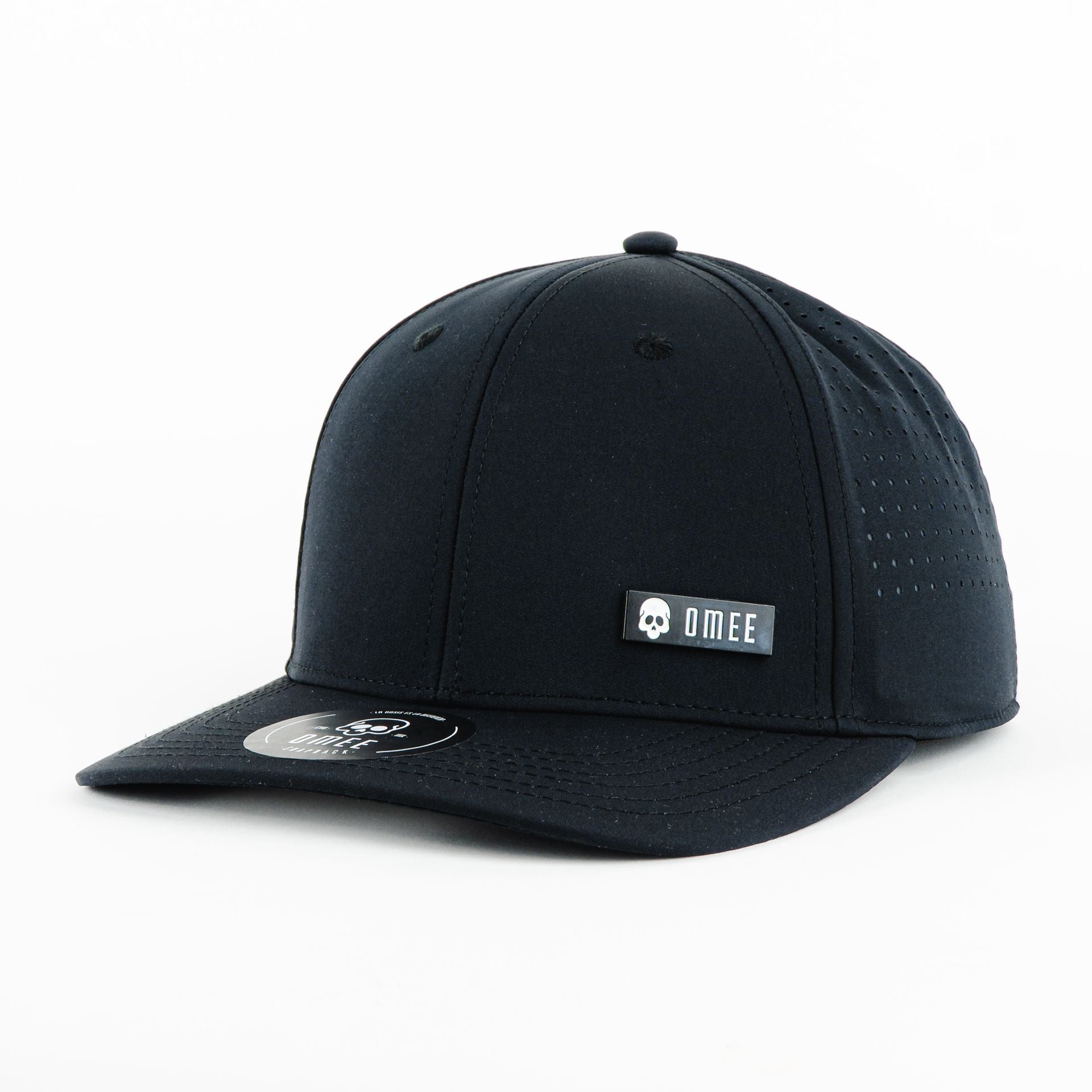 Gorra OMEE ANTRAX BLACK | Visera Semicurva Cerrada UNITALLA