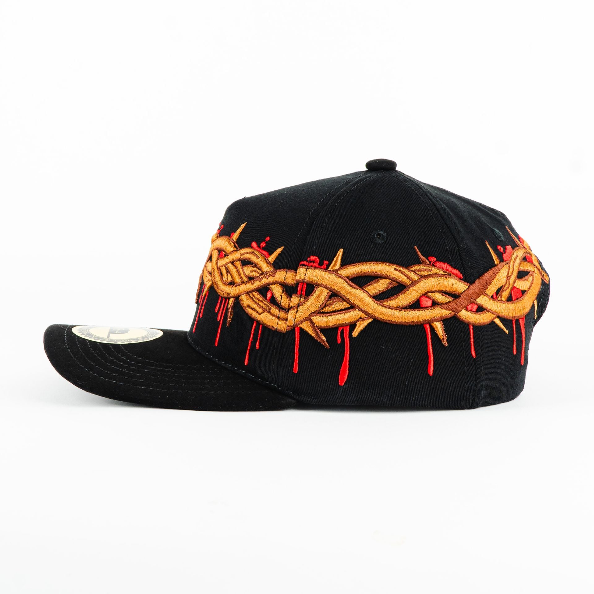 Gorra Diez Cuatro CORONA DE CRISTO BLK/BRON | Snapback Visera Semicurva