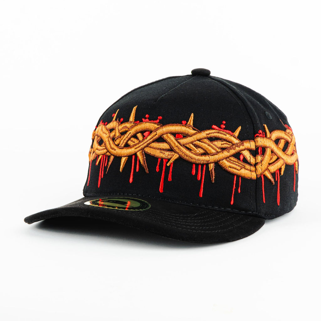 Gorra Diez Cuatro CORONA DE CRISTO BLK/BRON | Snapback Visera Semicurva