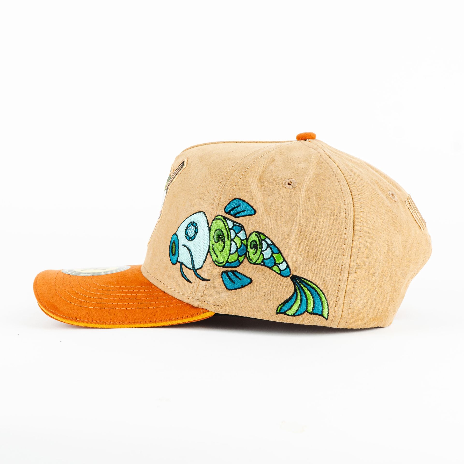 Gorra Mr. Kash ENJOY CAFE/CAMEL SUEDE | Snapback Visera Semicurva