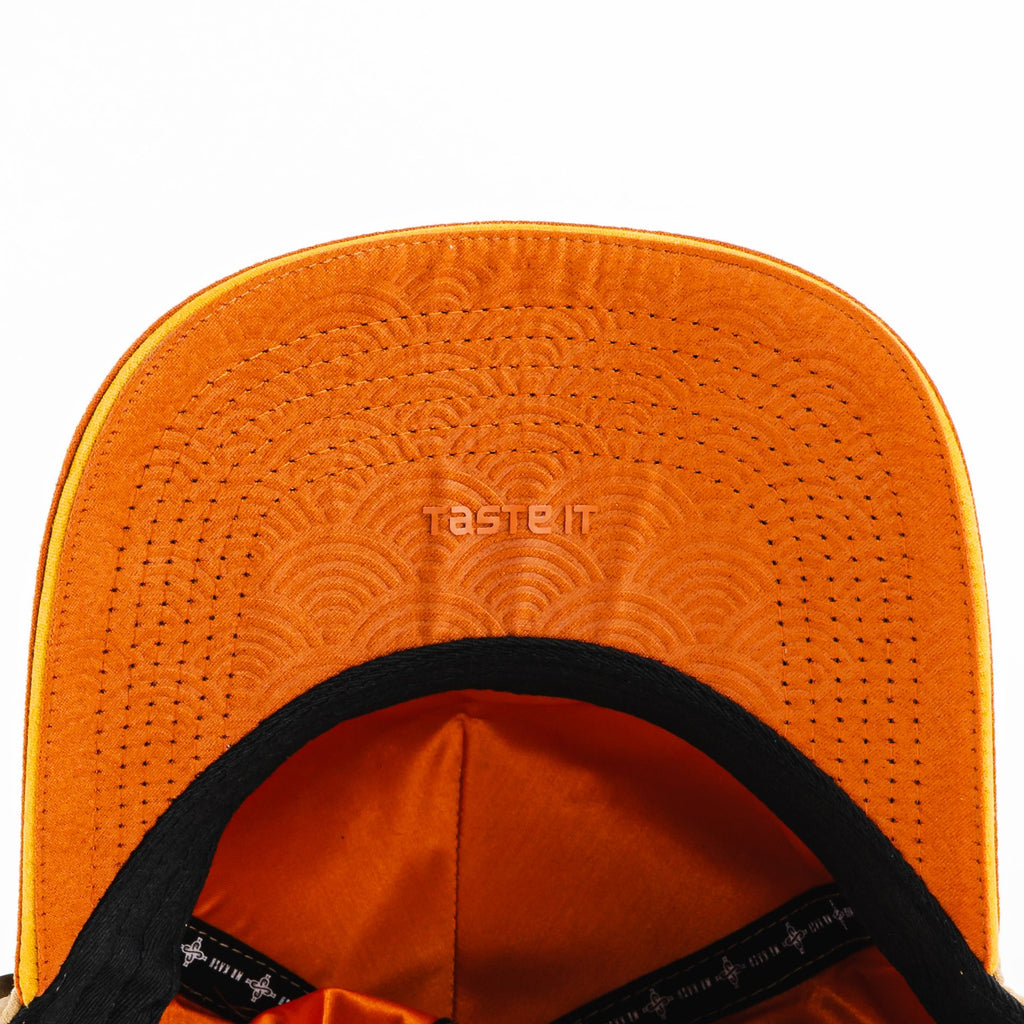 Gorra Mr. Kash ENJOY CAFE/CAMEL SUEDE | Snapback Visera Semicurva