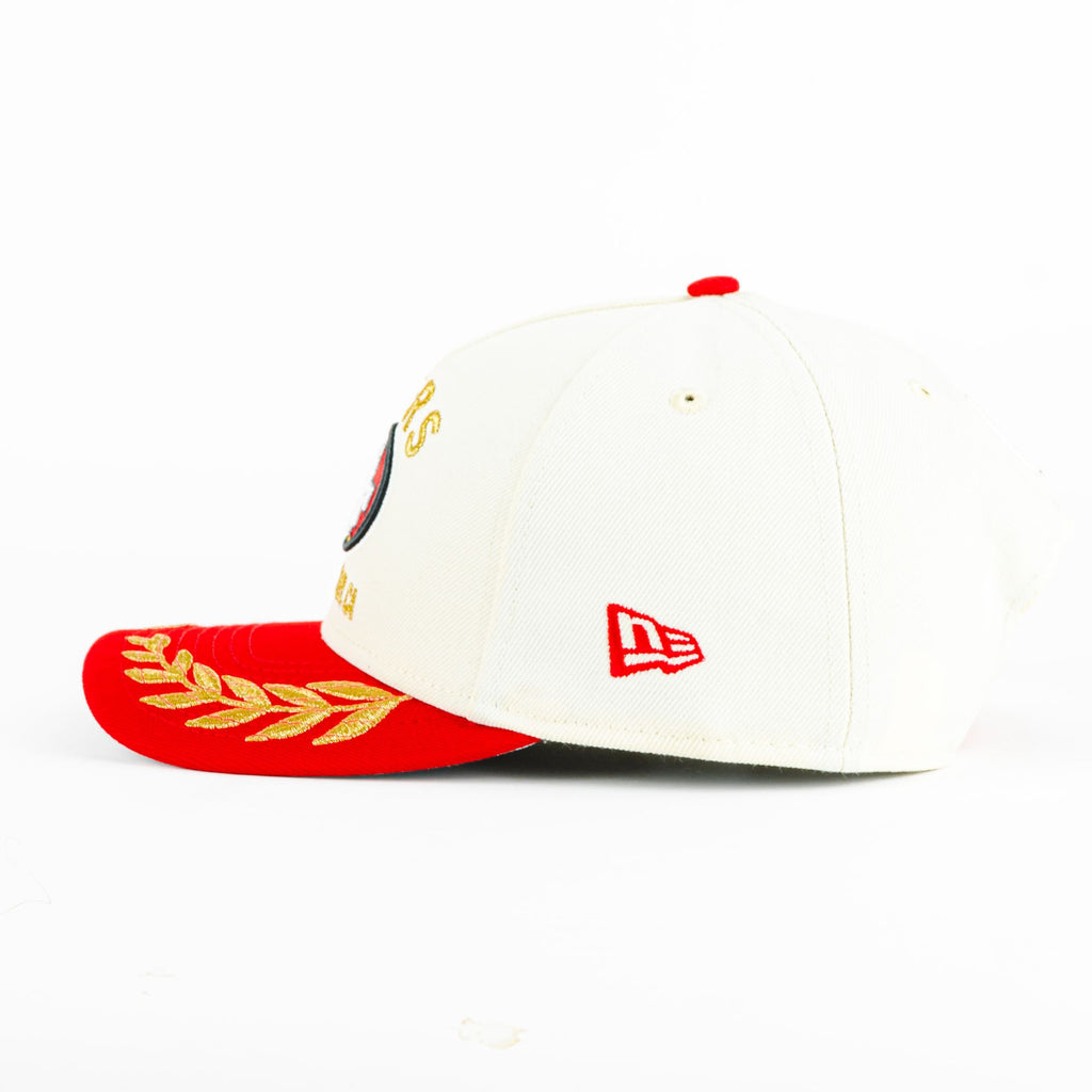 Gorra New Era 49ERS DRAFT NATU/RED 940F | Snapback Visera Semicurva